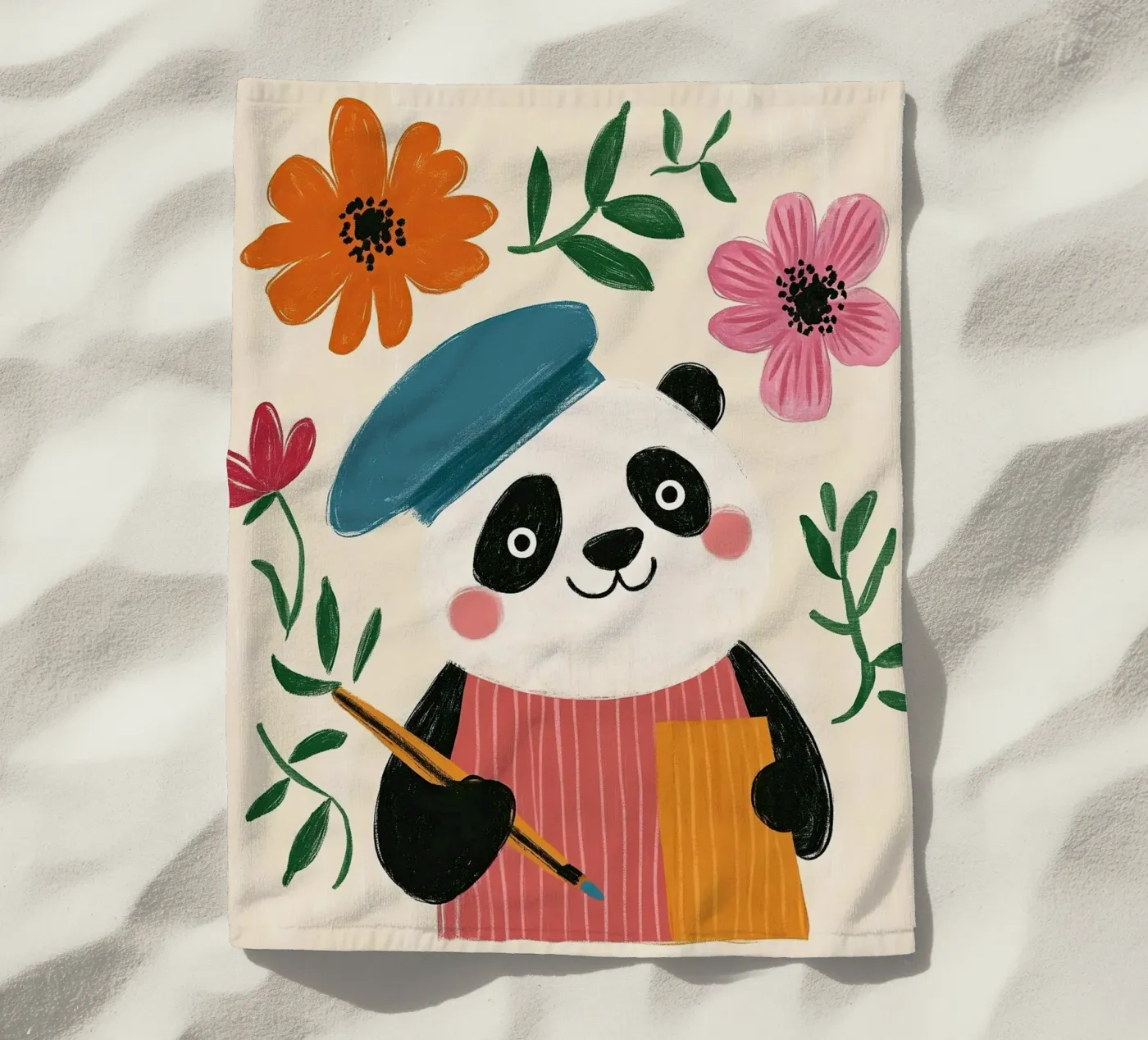 Panda Painter telo mare da Lilo