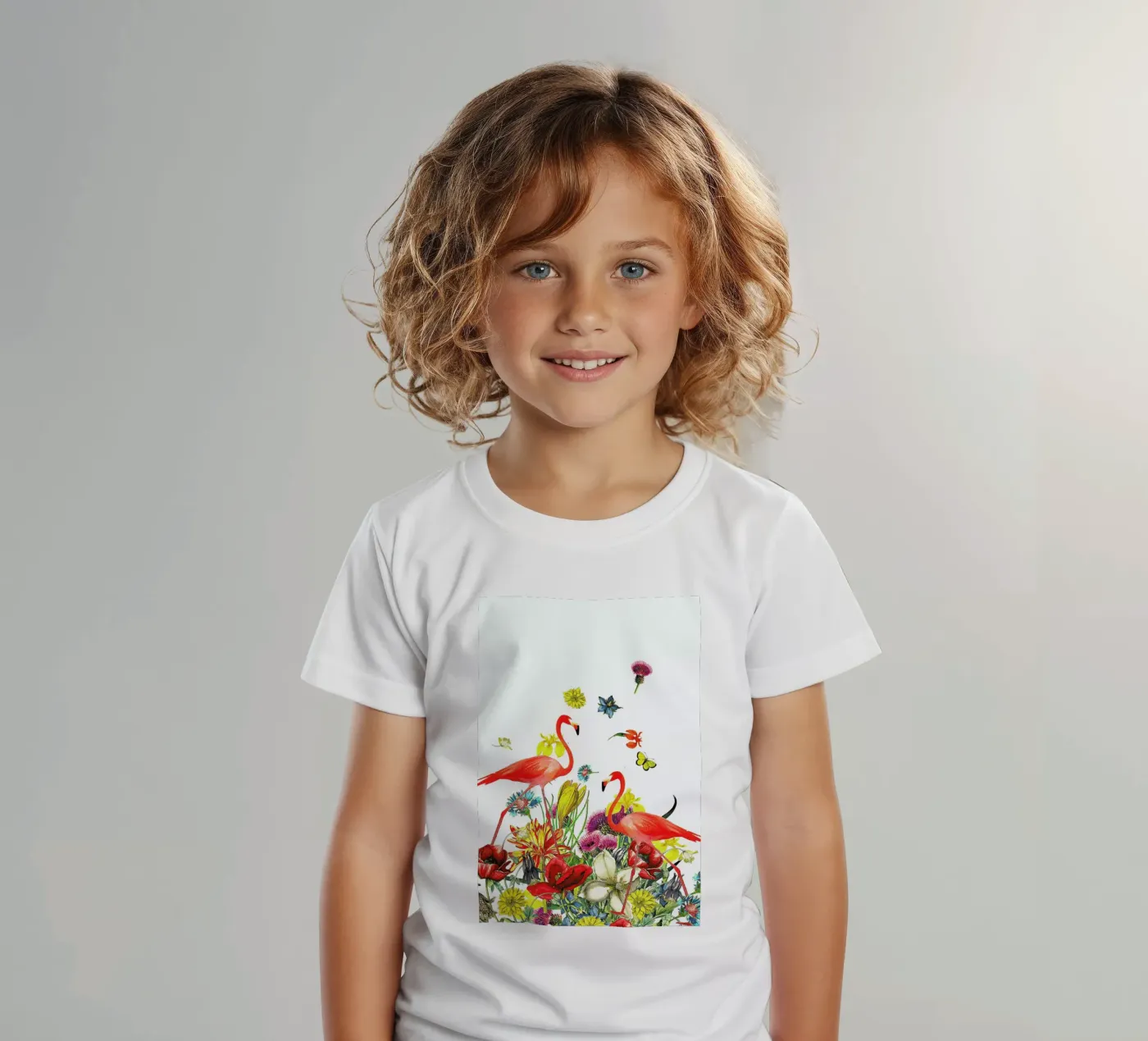 Flamingos kinder t-shirt van Rococco LA