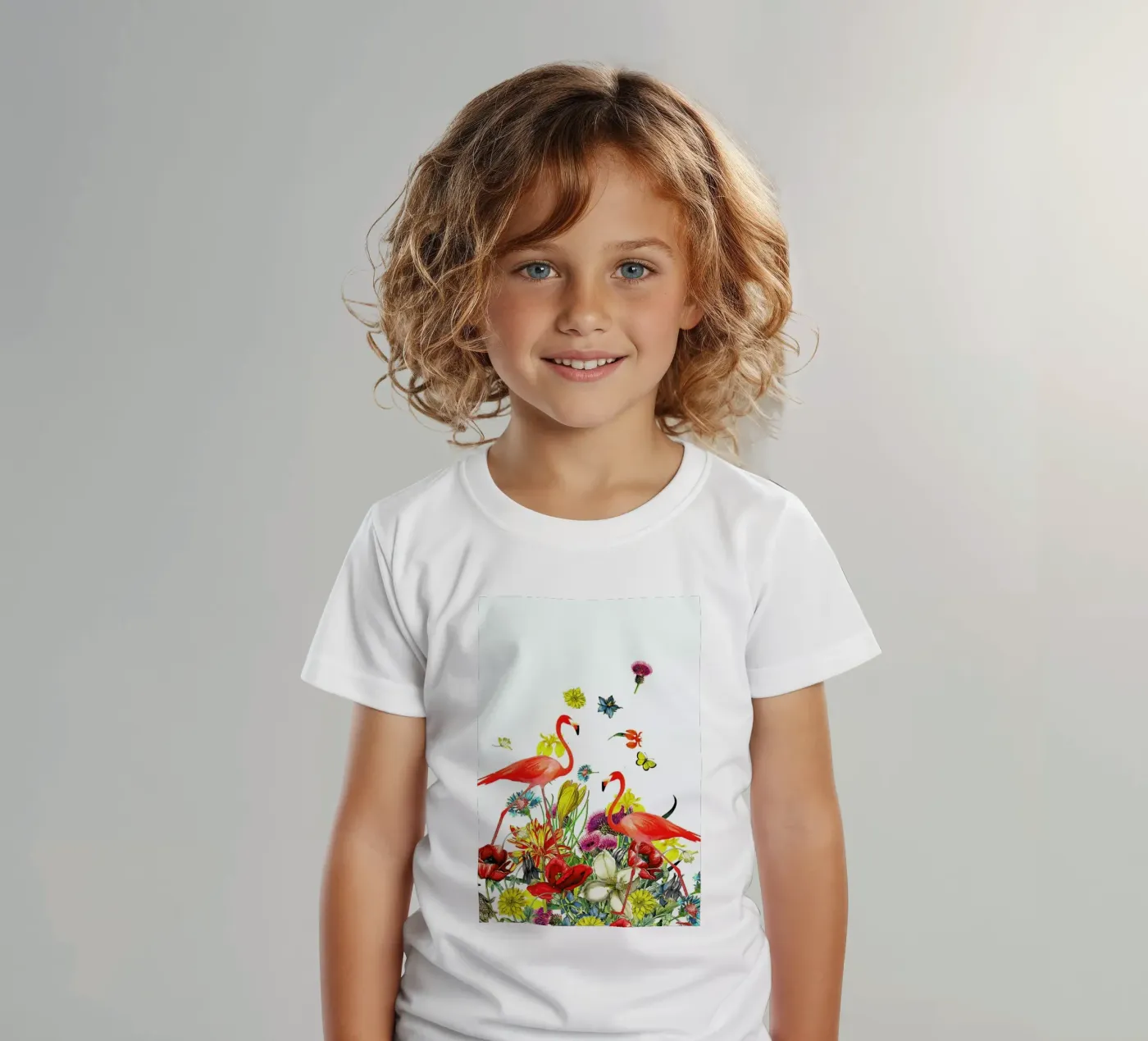 Flamingos kinder t-shirt van Rococco LA