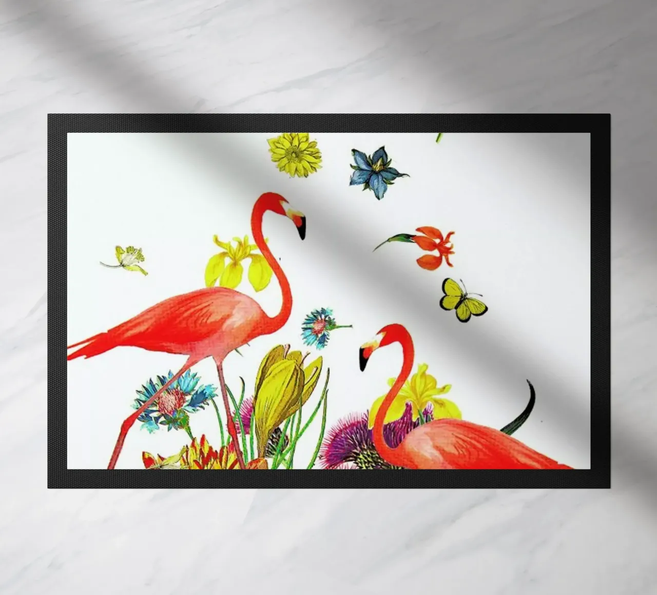 Flamingos deurmat van Rococco LA