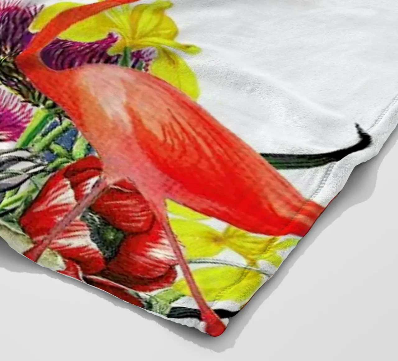 Flamingos coperta in pile da Rococco LA