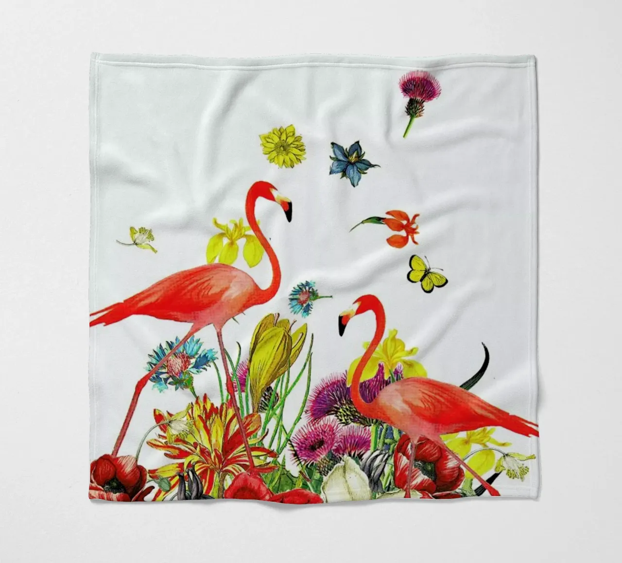 Flamingos fleecedeken van Rococco LA