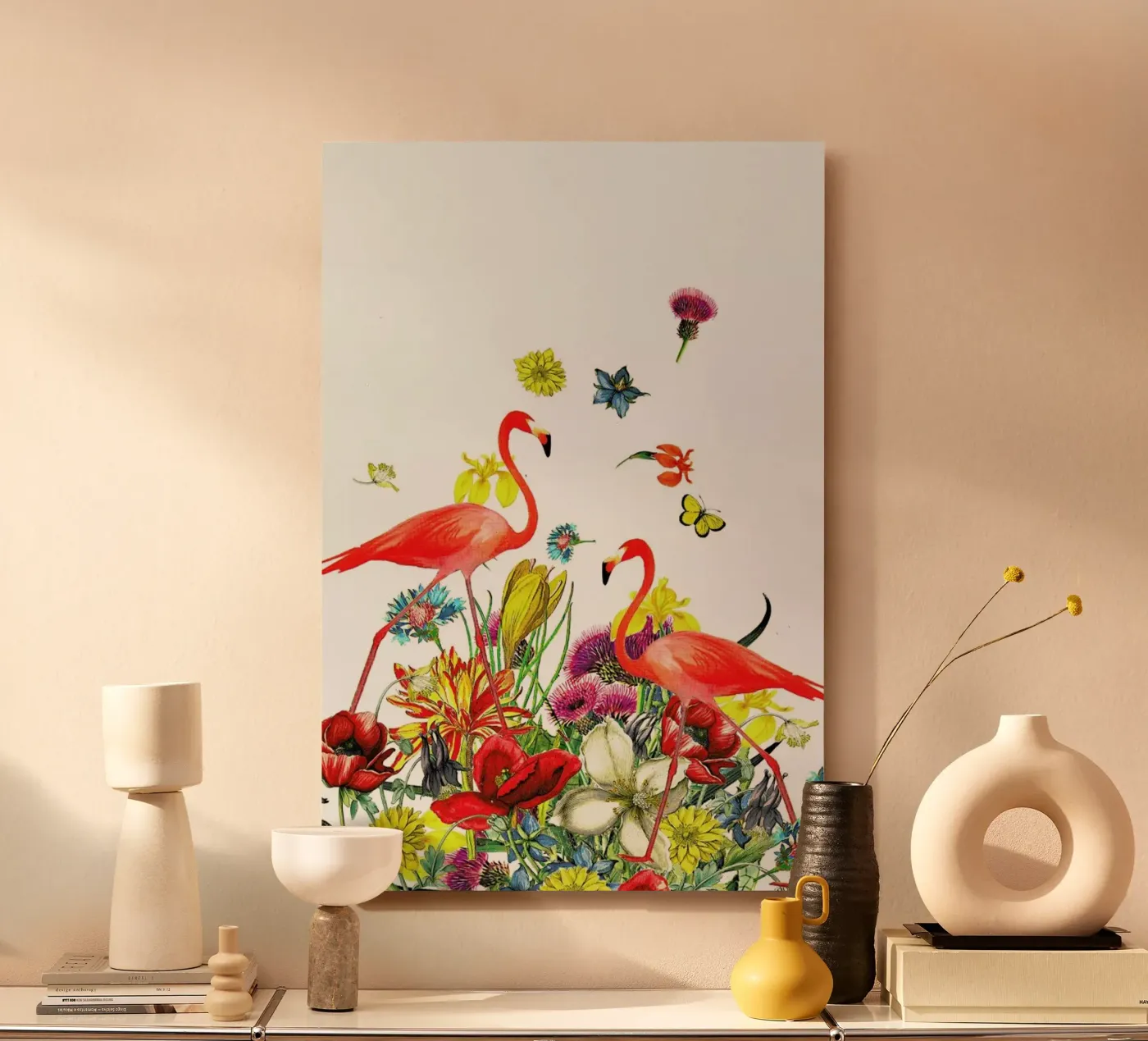 Flamingos pannello forex da Rococco LA