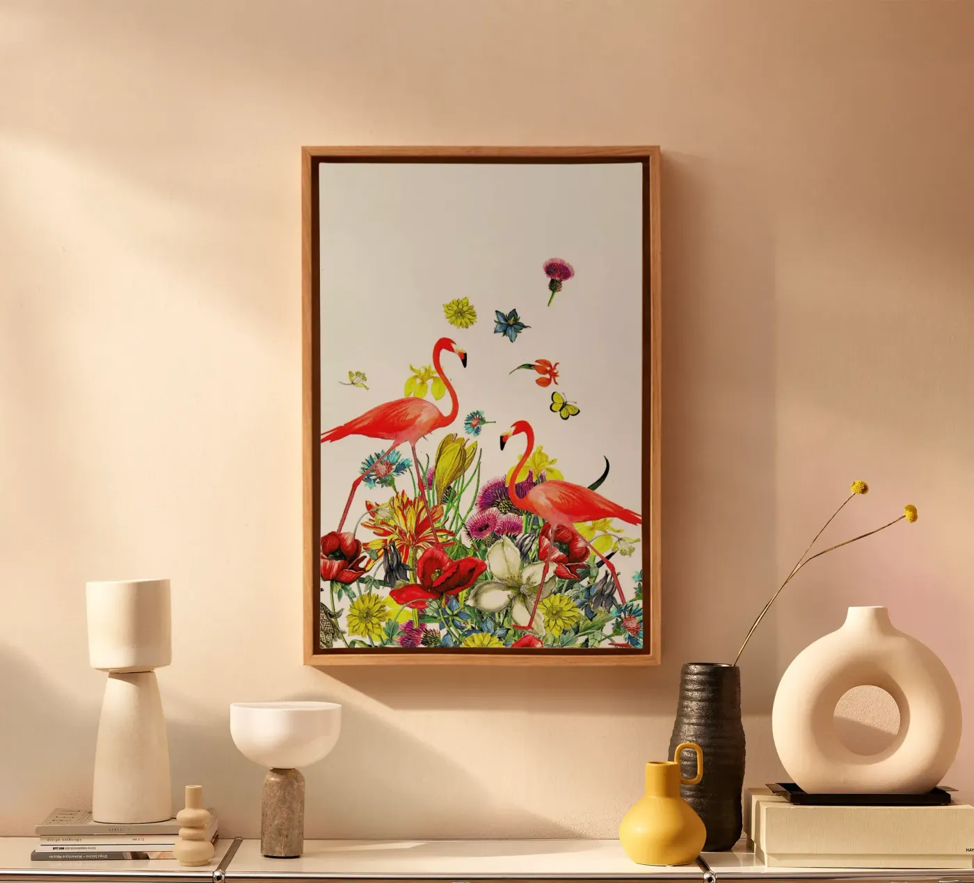 Flamingos tela da Rococco LA