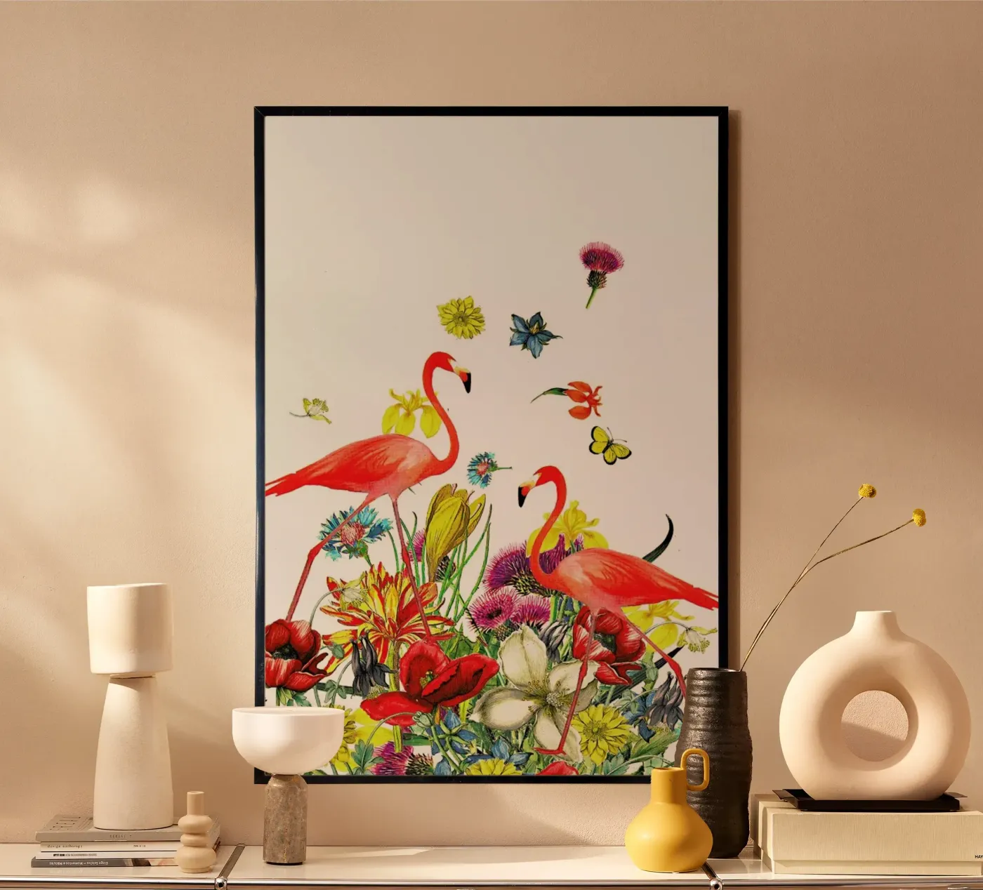 Flamingos poster by Rococco LA