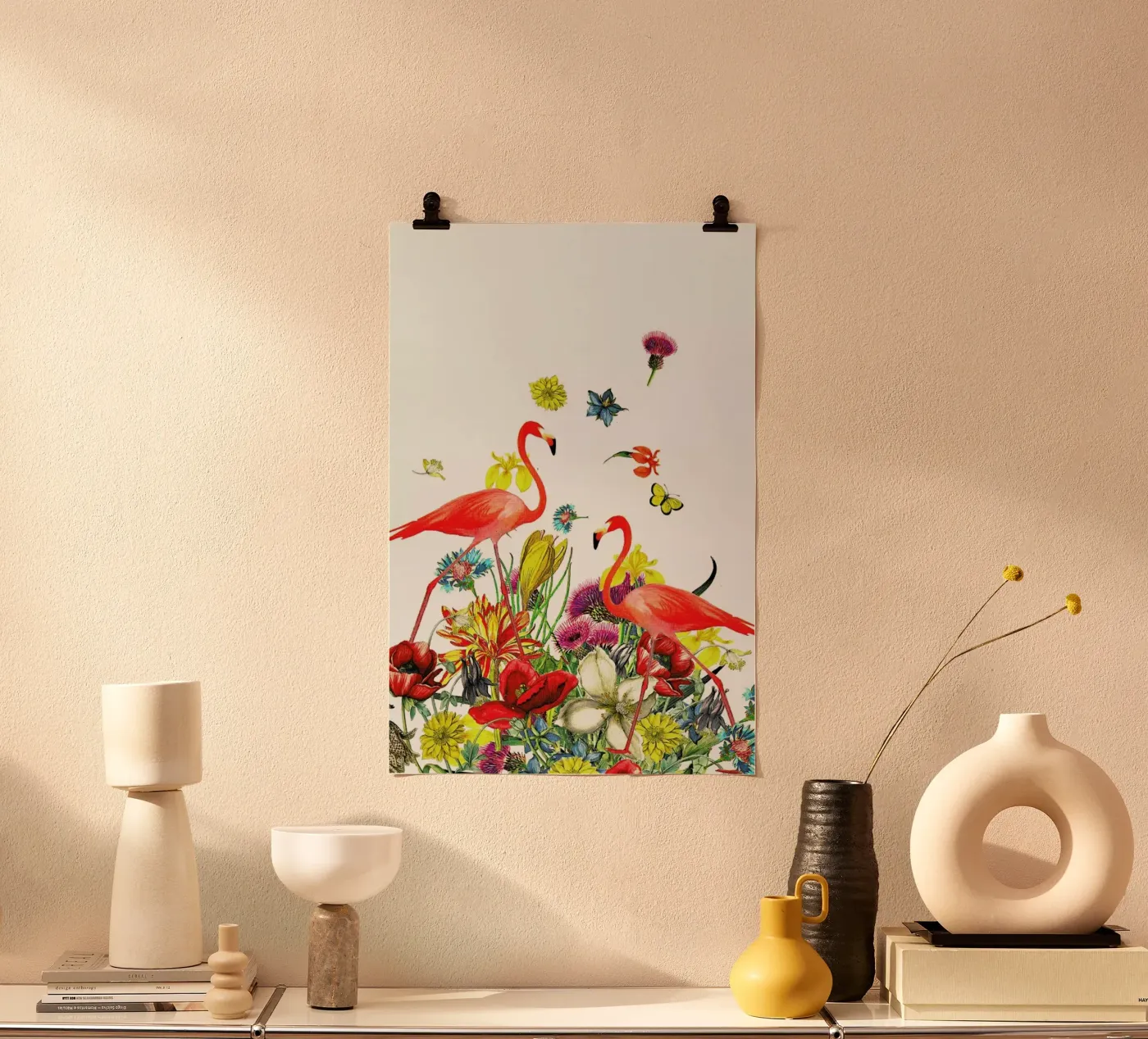 Flamingos poster by Rococco LA