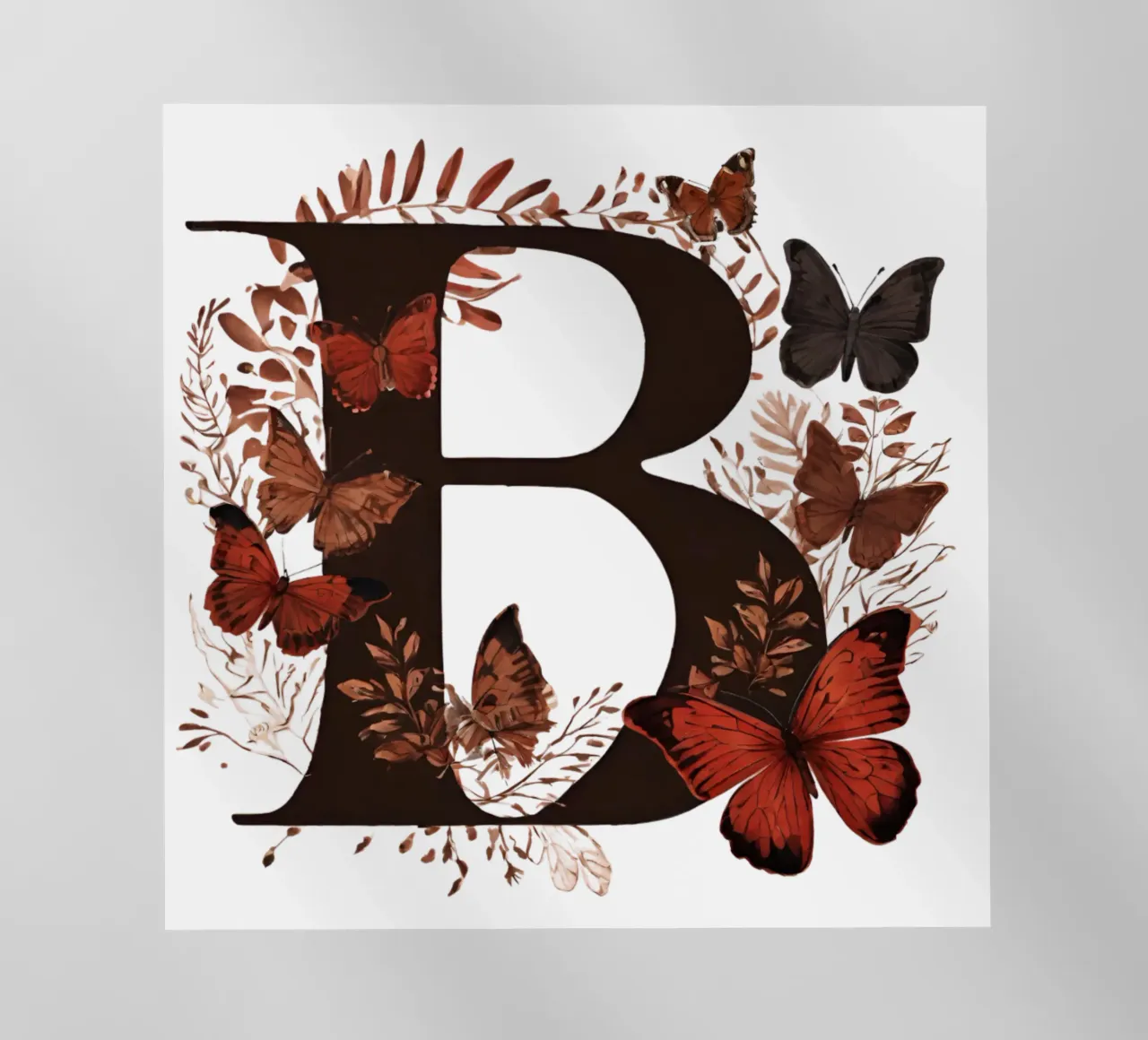 Farfalla rossa B pellicola backlit da Shinery