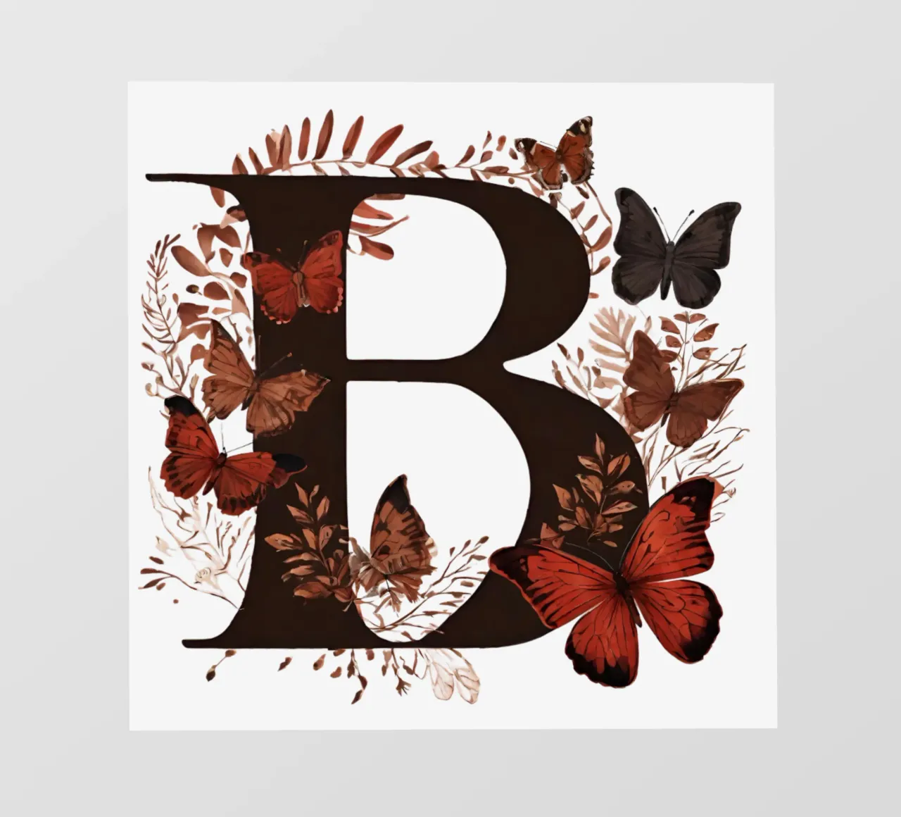 Farfalla rossa B pellicola backlit da Shinery