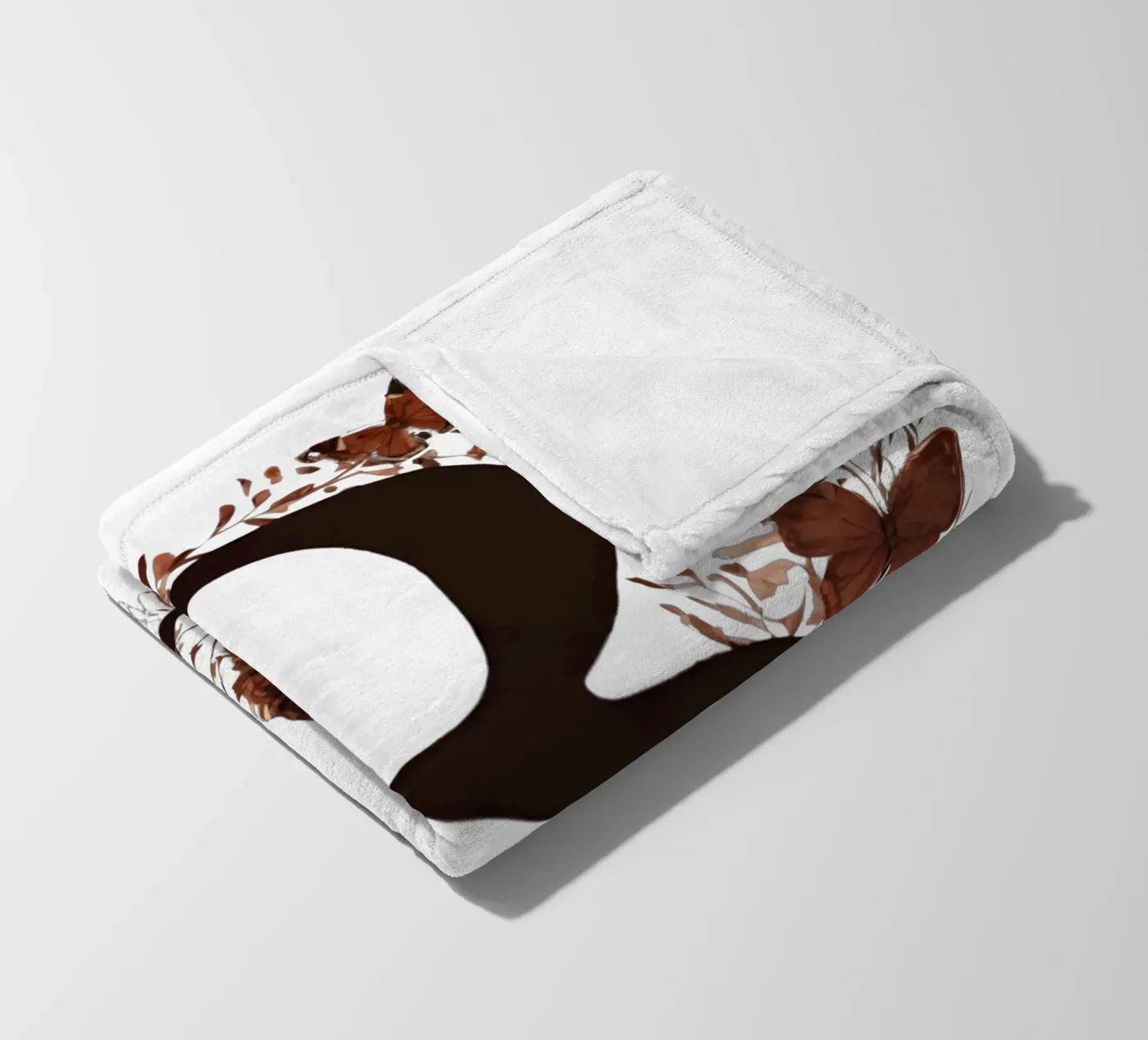 Farfalla rossa B coperta in pile da Shinery