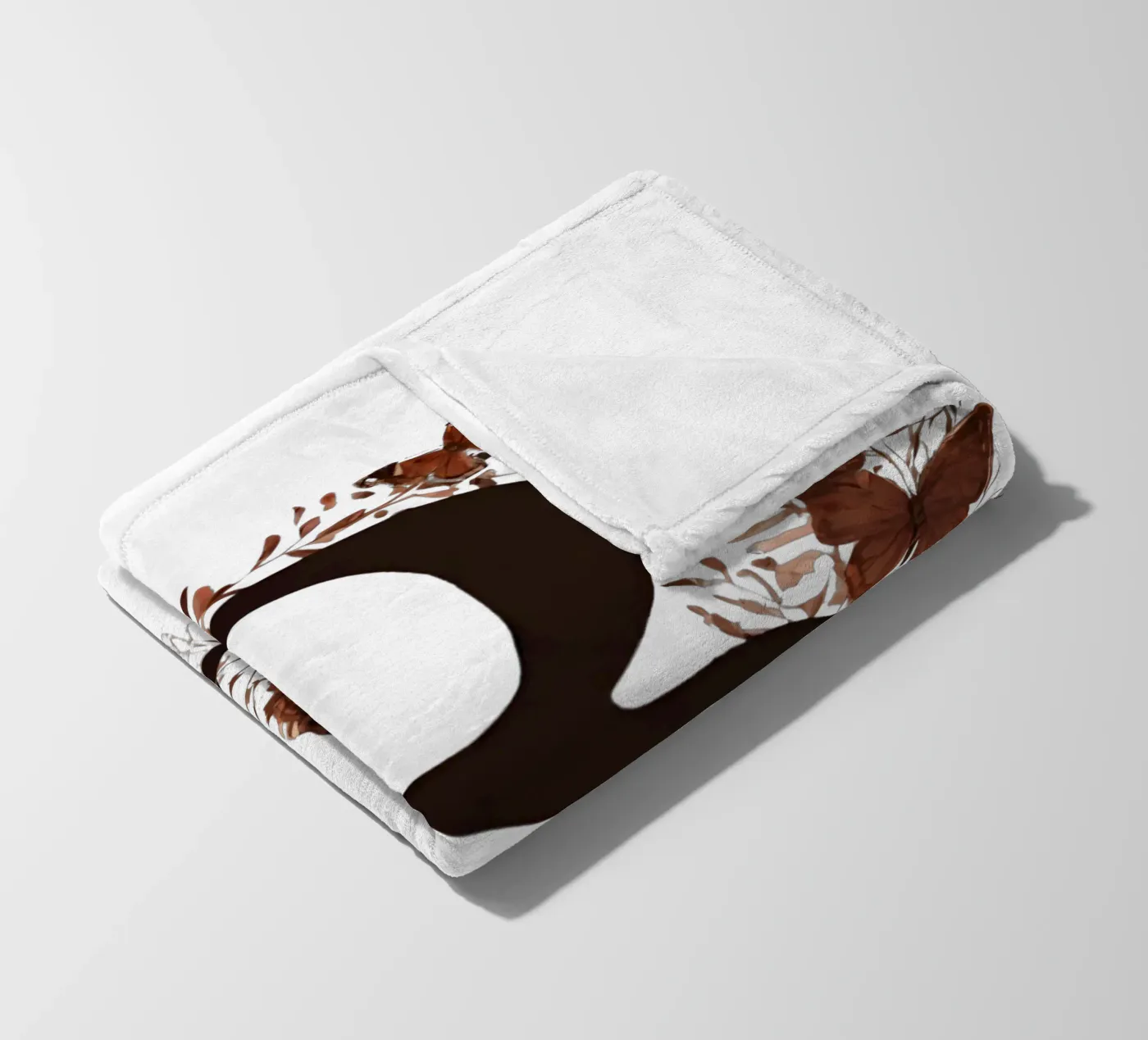 Farfalla rossa B coperta in pile da Shinery