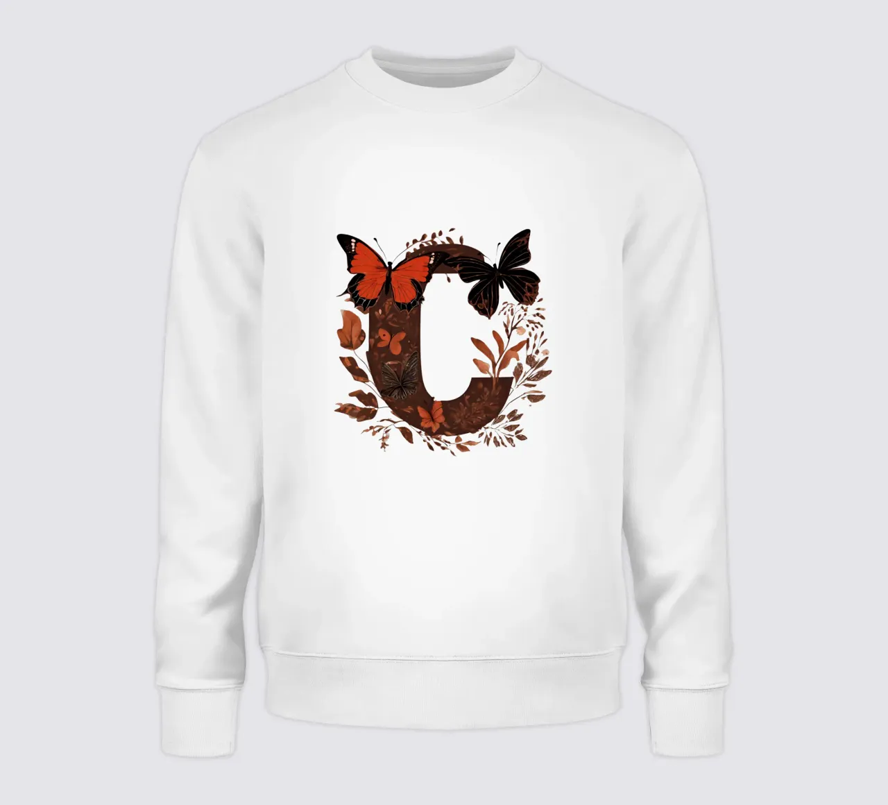 Rode vlinder C sweatshirt van Shinery