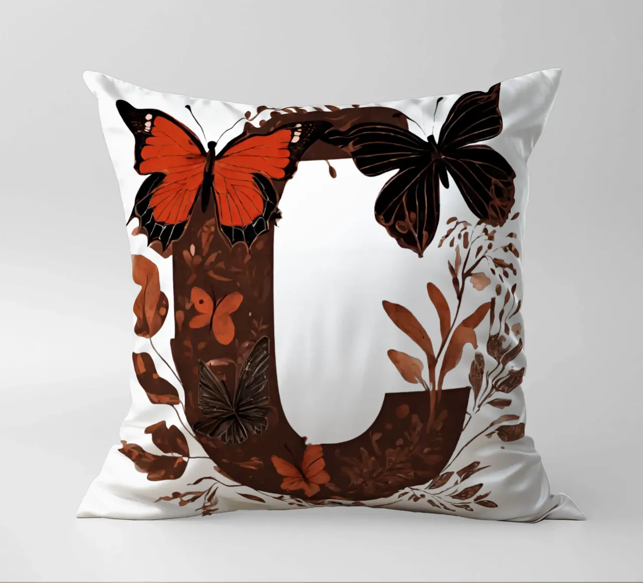 Farfalla rossa C cuscino da Shinery