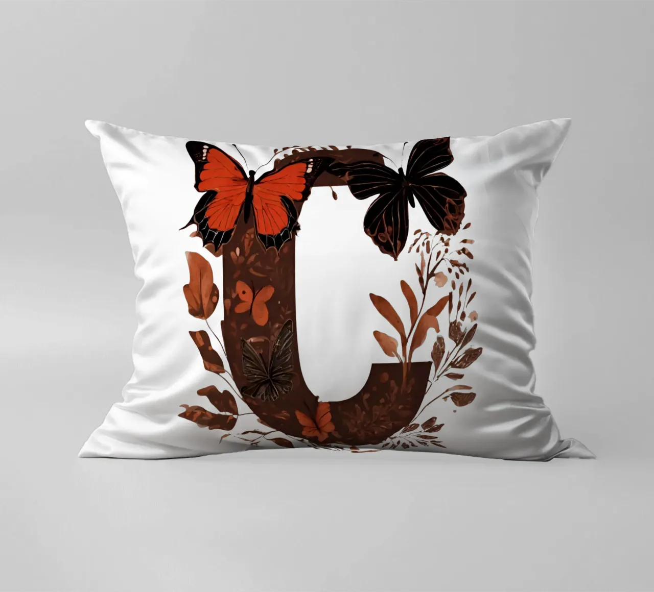 Farfalla rossa C cuscino da Shinery