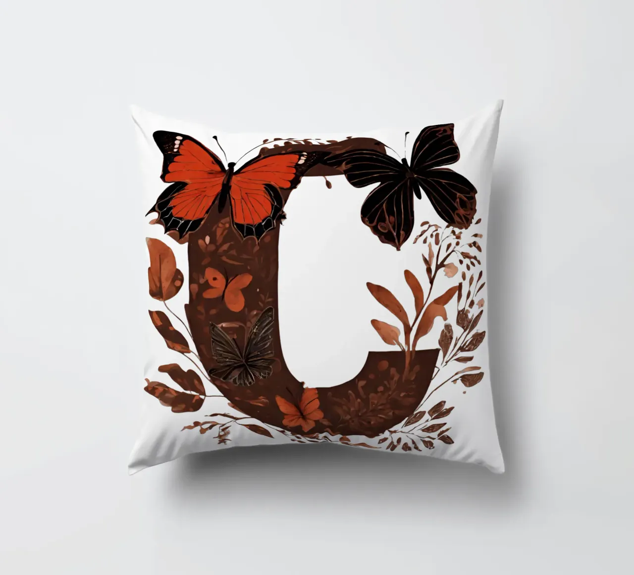 Farfalla rossa C cuscino da Shinery