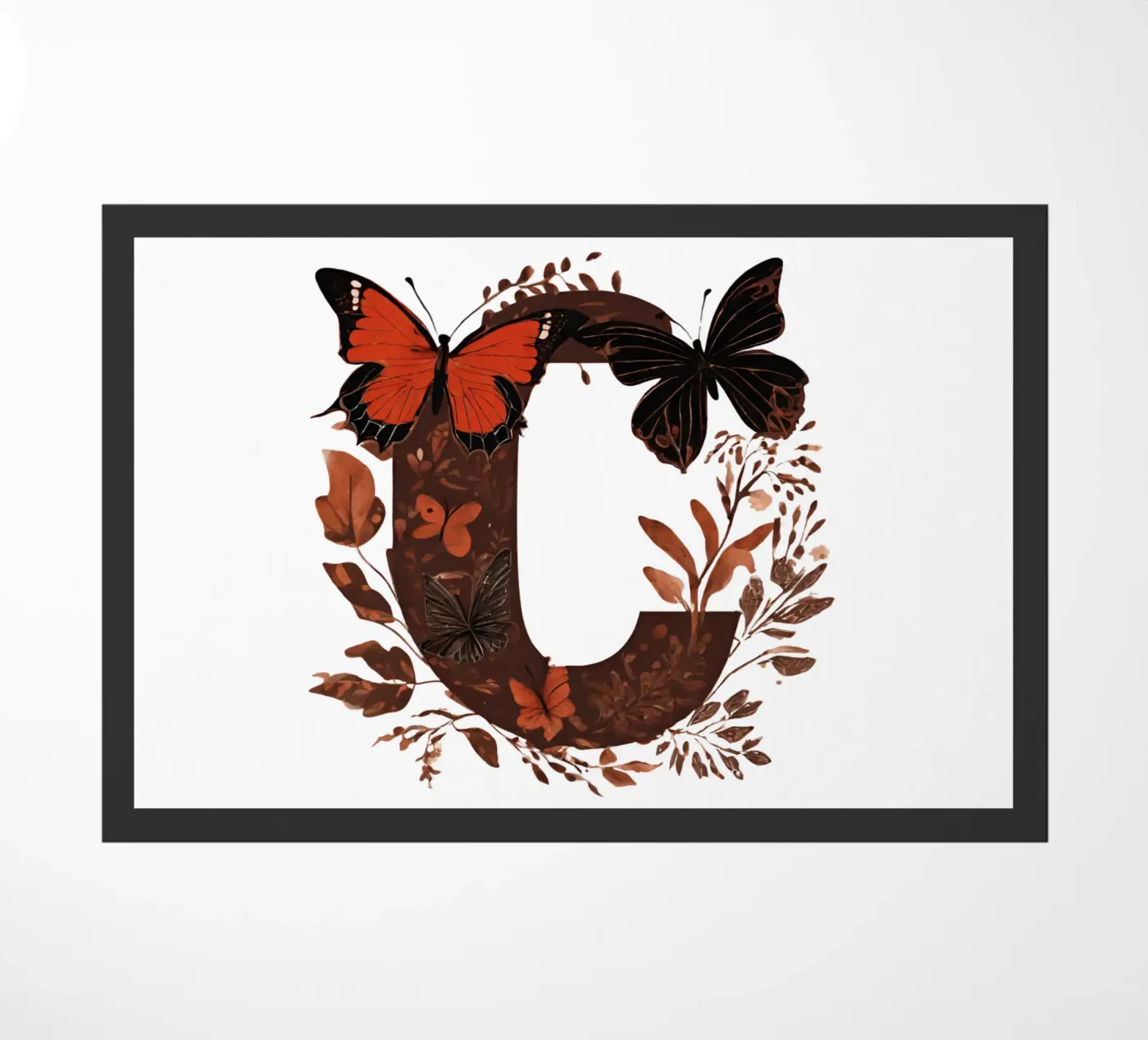 Farfalla rossa C zerbino da Shinery