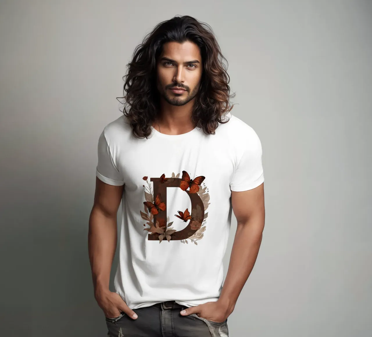 Roter Schmetterling D t-shirt da Shinery