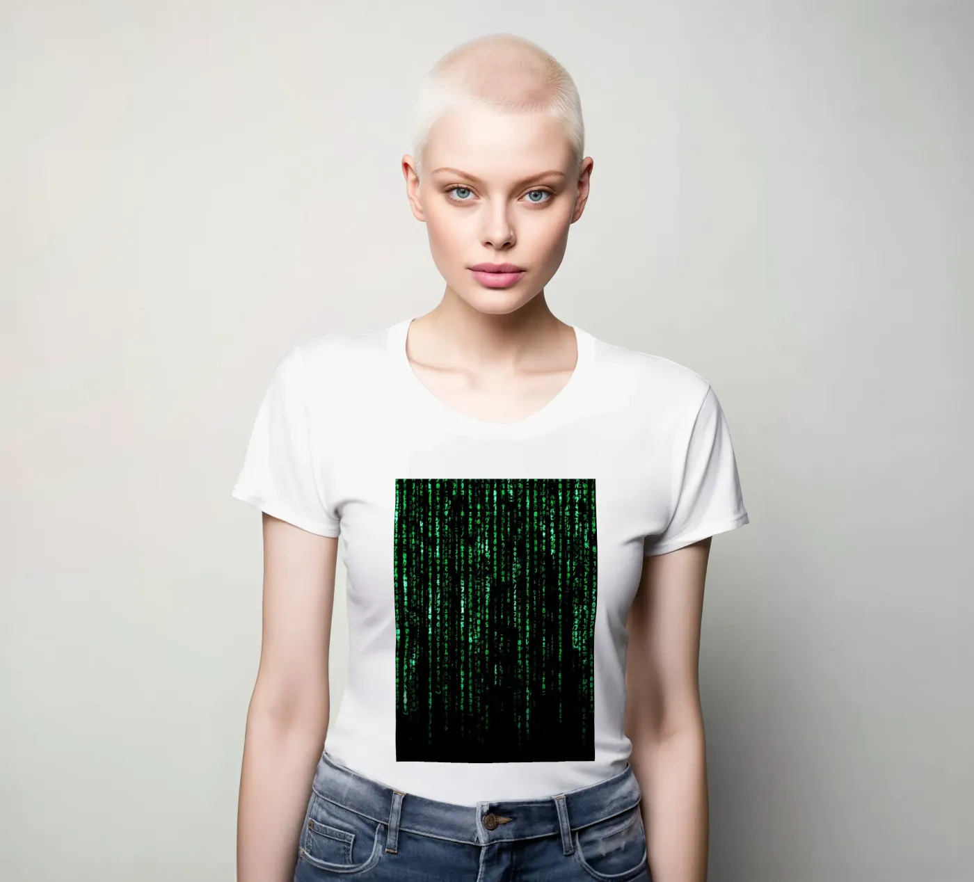 The Matrix Code t-shirt da donna da nabakumov