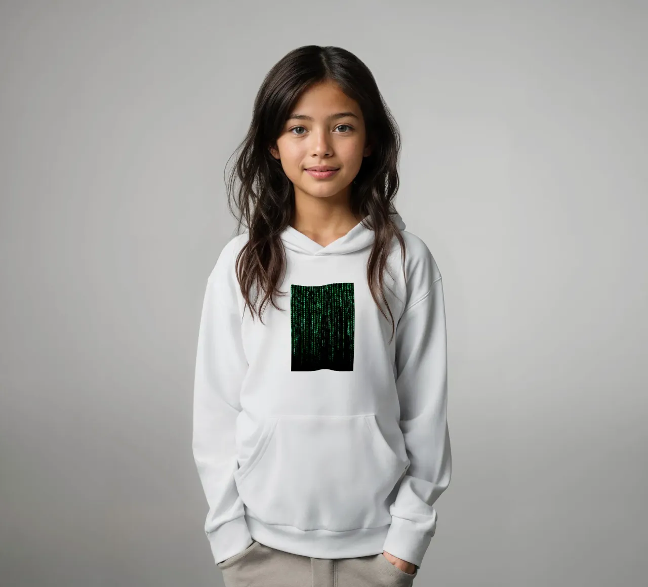 The Matrix Code felpa bambino con cappuccio da nabakumov