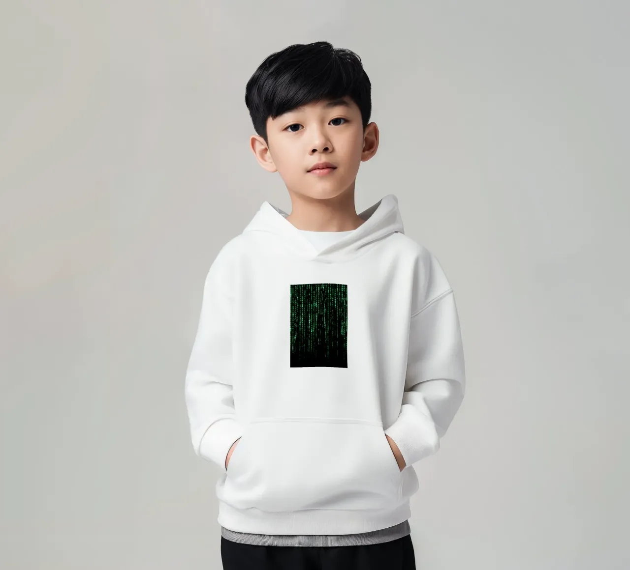 The Matrix Code felpa bambino con cappuccio da nabakumov