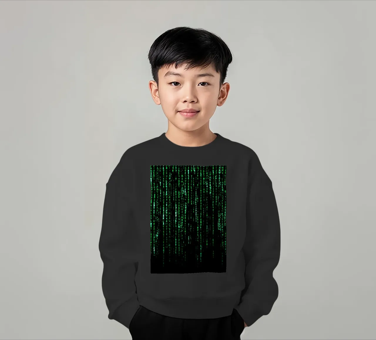 The Matrix Code felpa bambino da nabakumov