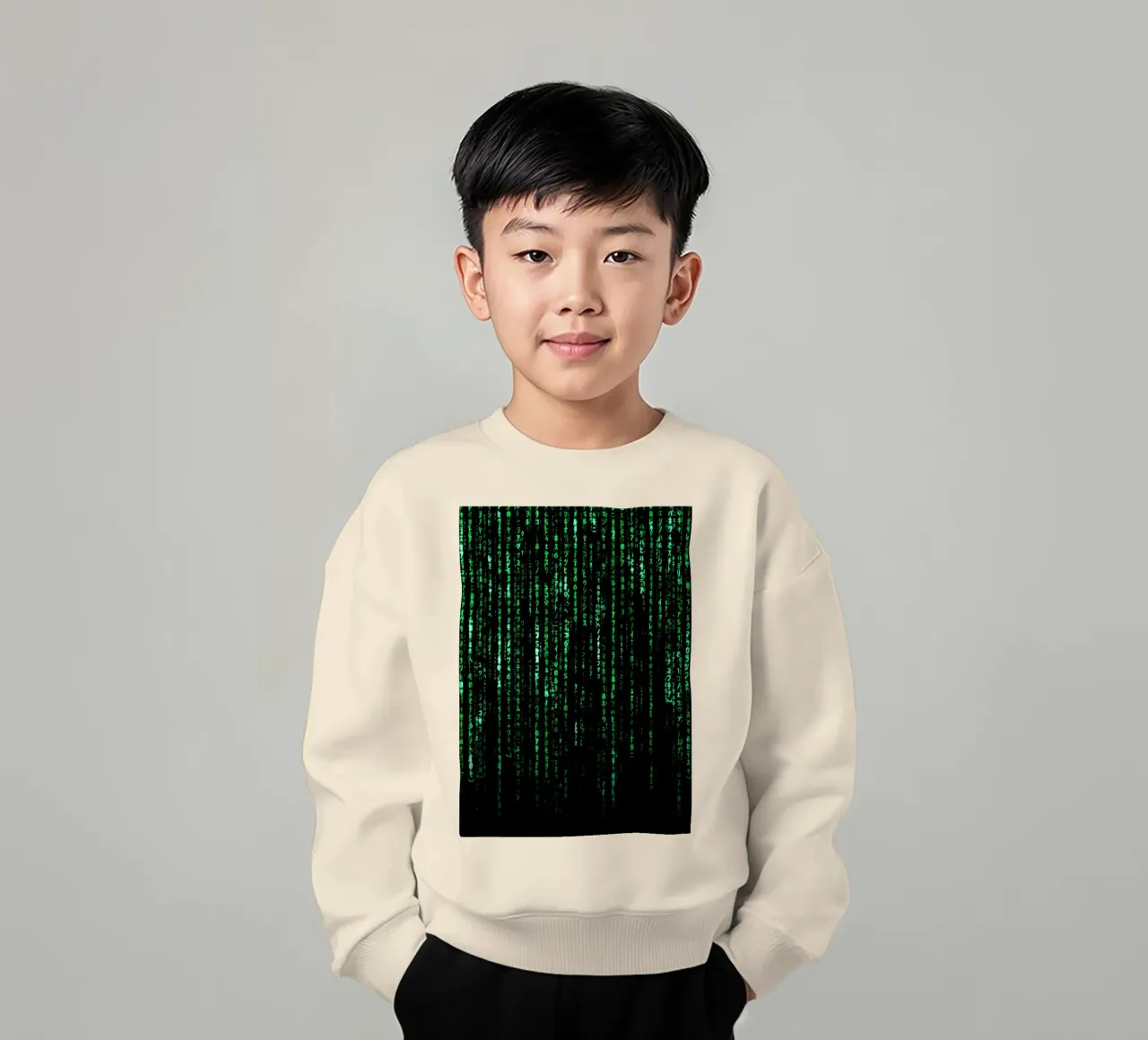 The Matrix Code felpa bambino da nabakumov