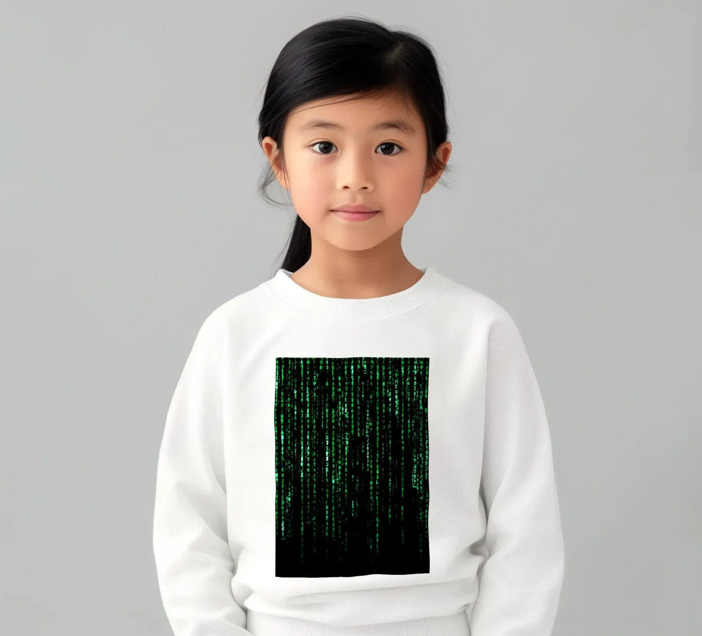 The Matrix Code kinder sweatshirt van Nabakumovart I