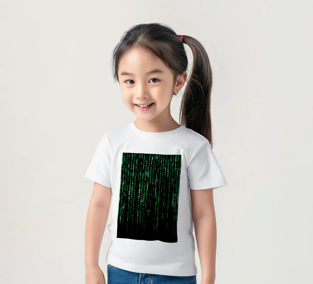 The Matrix Code Kinder T-Shirt von nabakumov