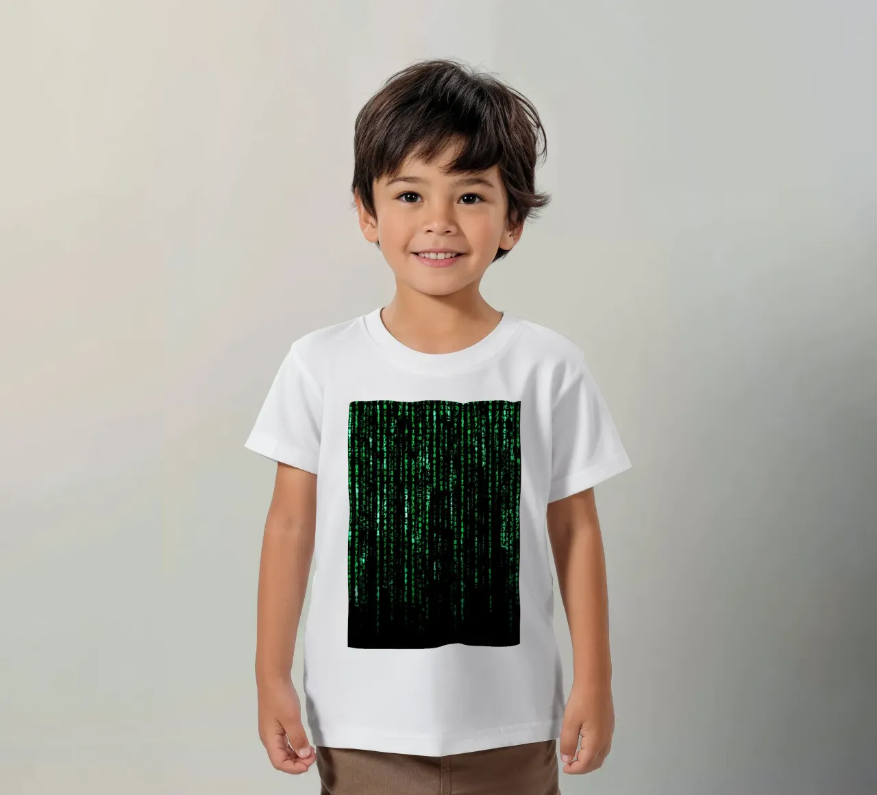 The Matrix Code Kinder T-Shirt von nabakumov