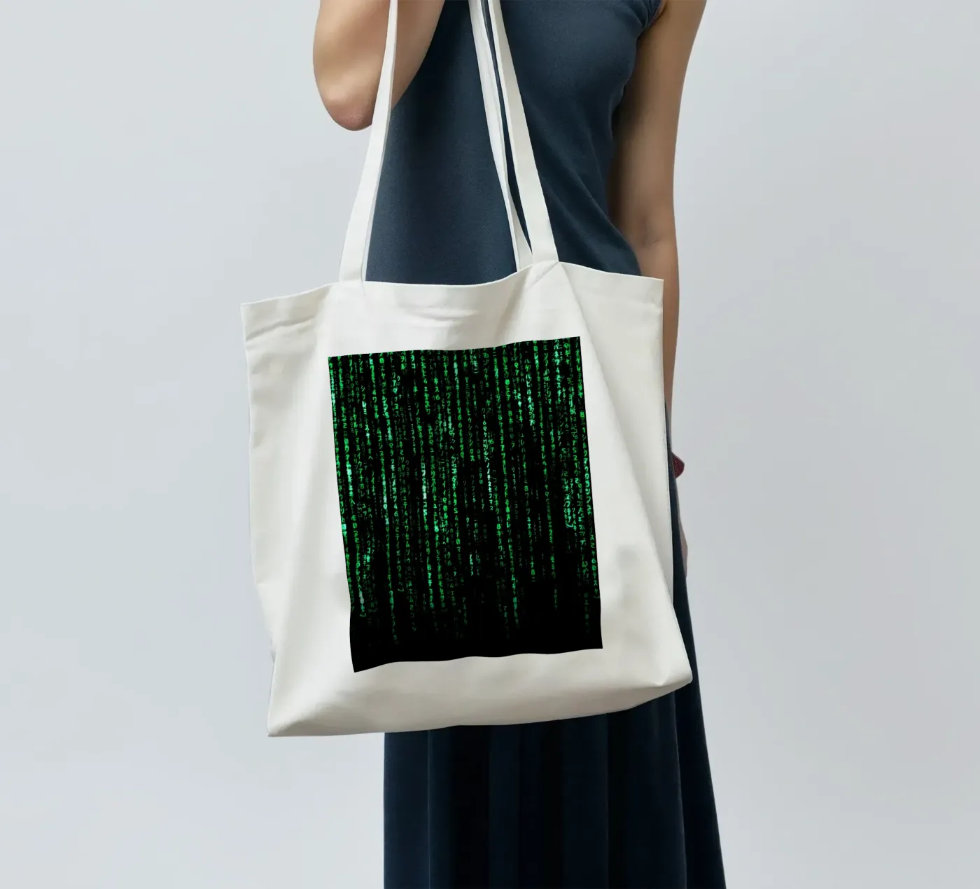 The Matrix Code borsa in juta da nabakumov