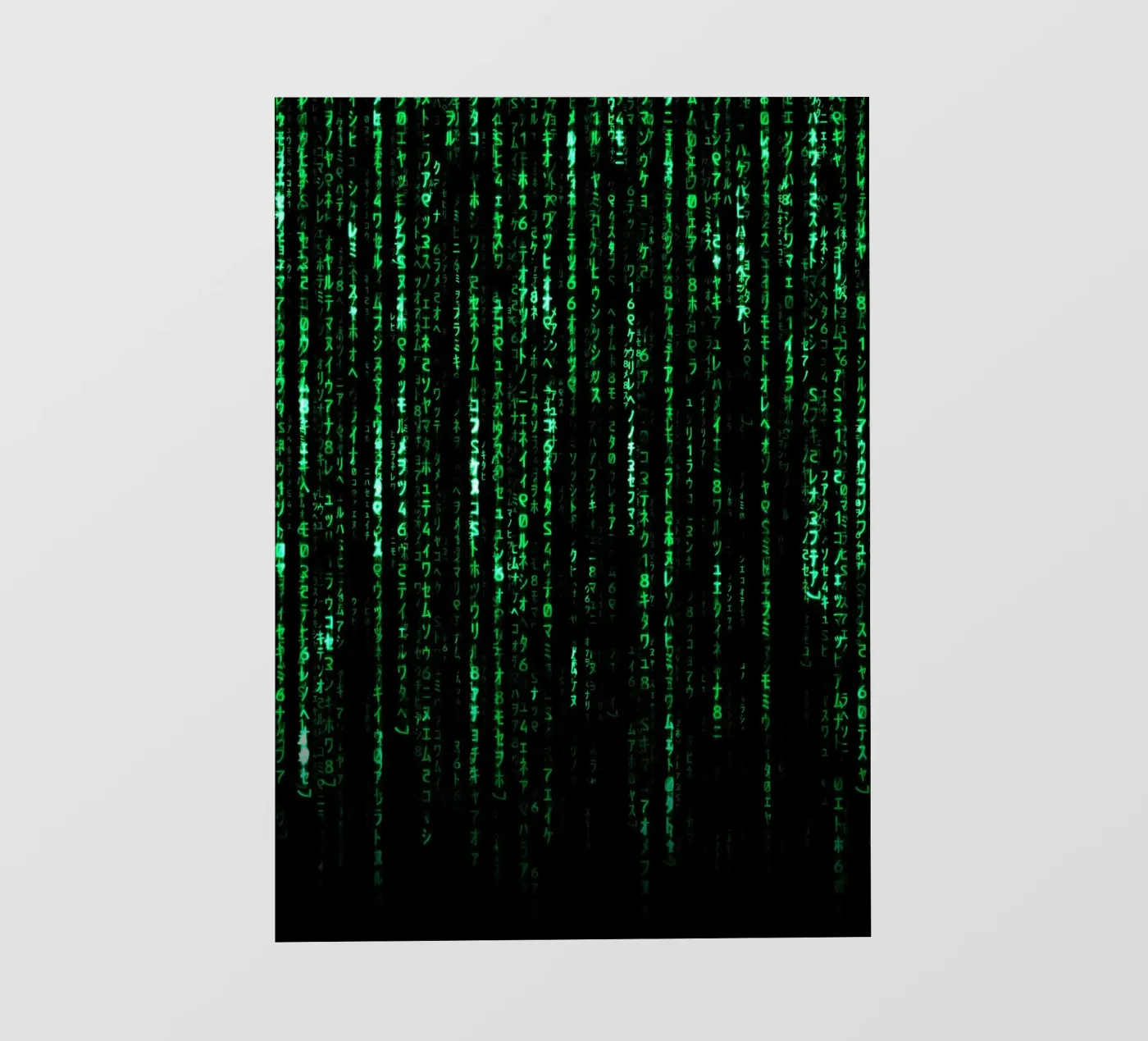 The Matrix Code Backlit Folie von nabakumov