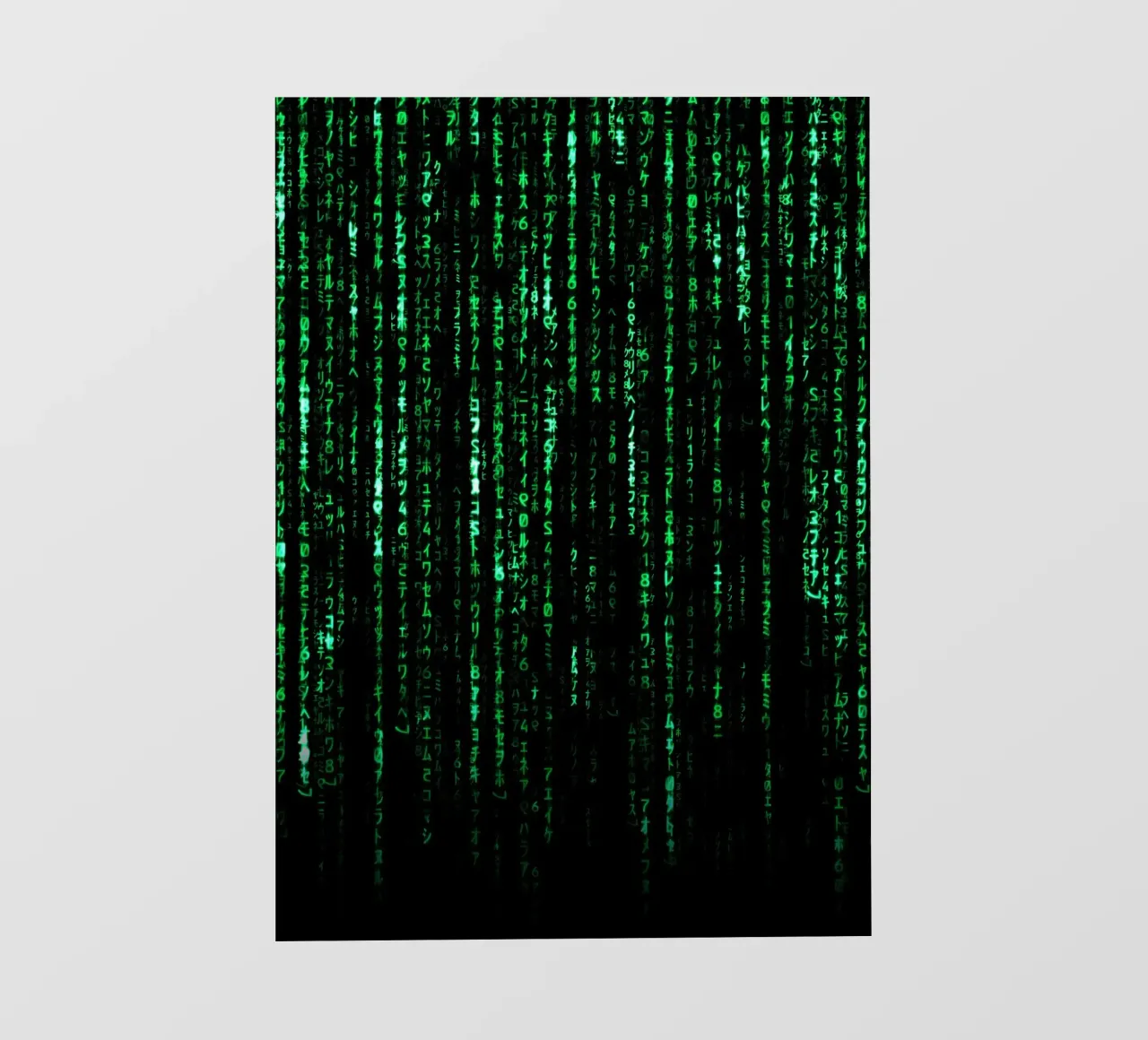 The Matrix Code pellicola backlit da nabakumov