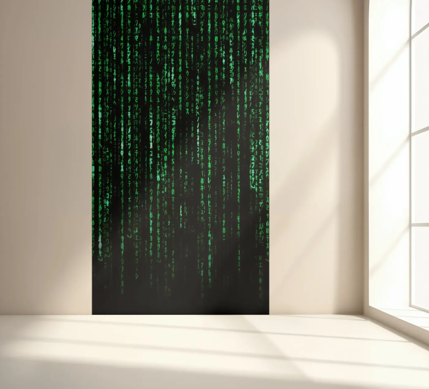The Matrix Code fotobehang van nabakumov