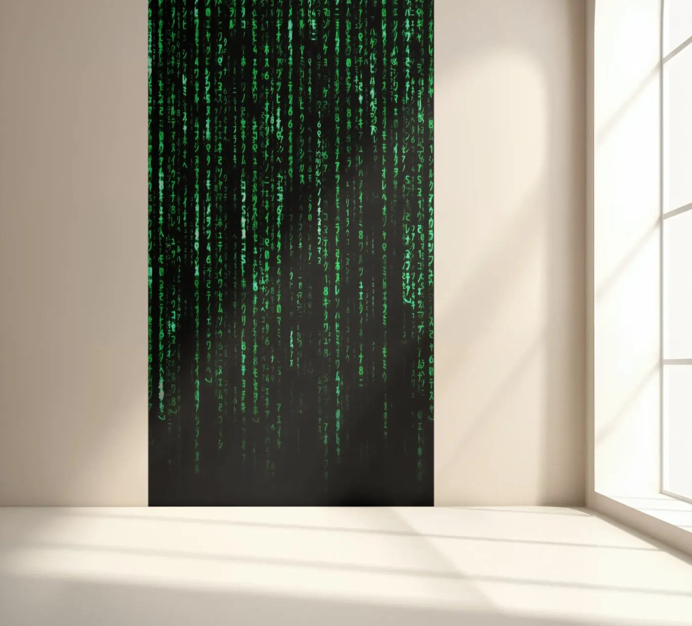 The Matrix Code papier peint photo de Nabakumovart I