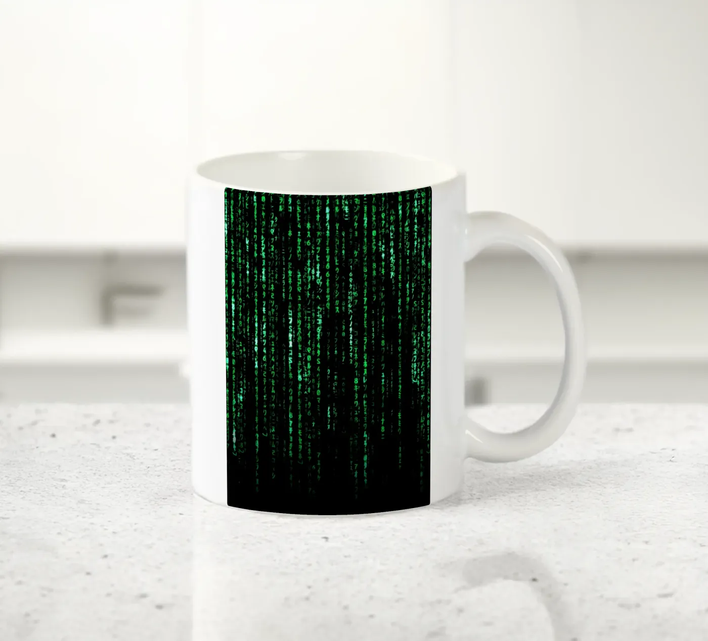 The Matrix Code ceramic mug by nabakumov