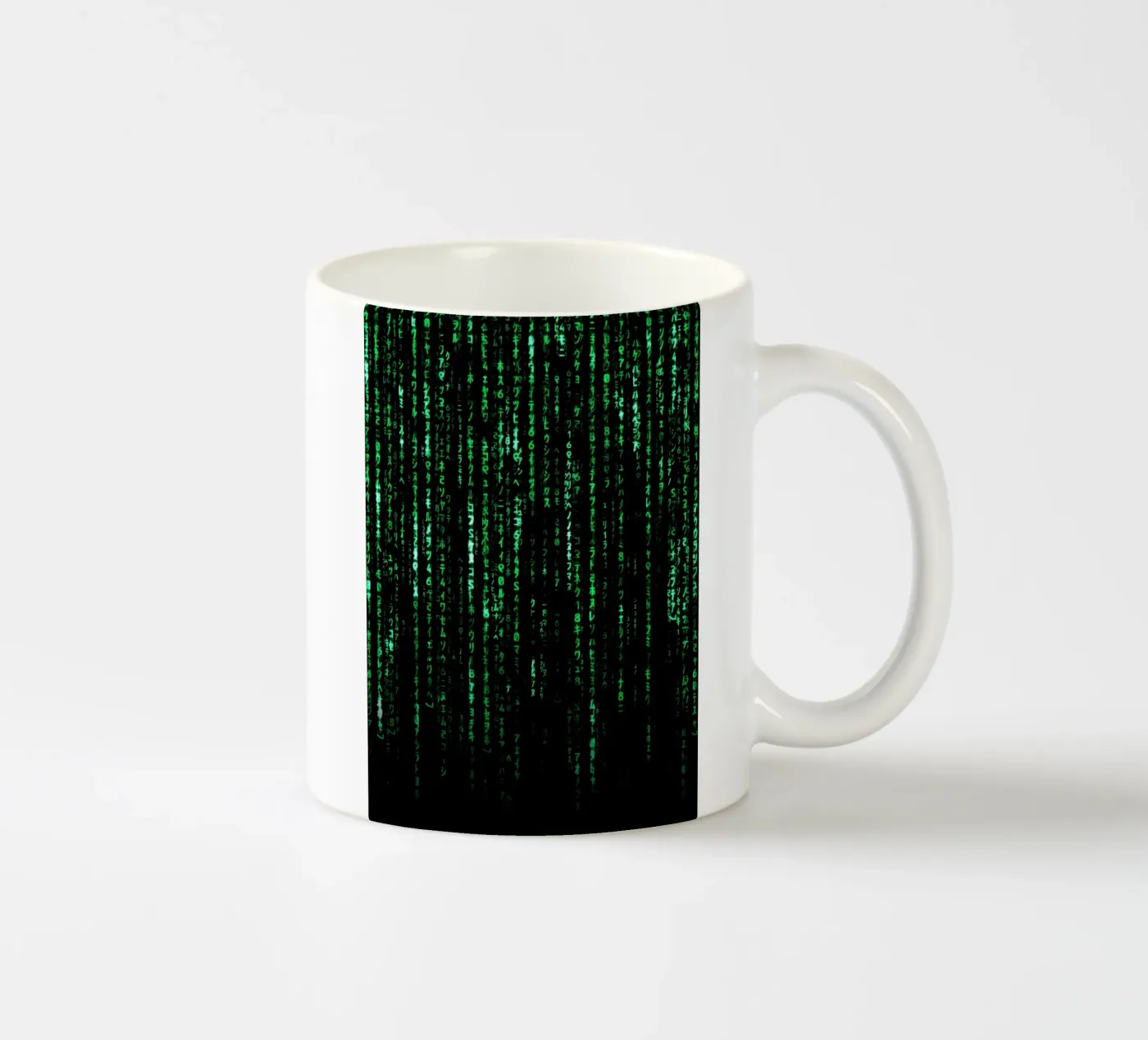 The Matrix Code ceramic mug by nabakumov