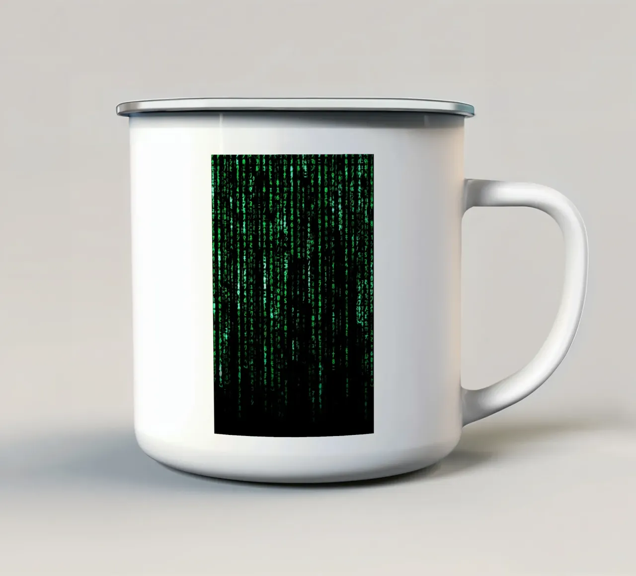 The Matrix Code tazza in smalto da nabakumov
