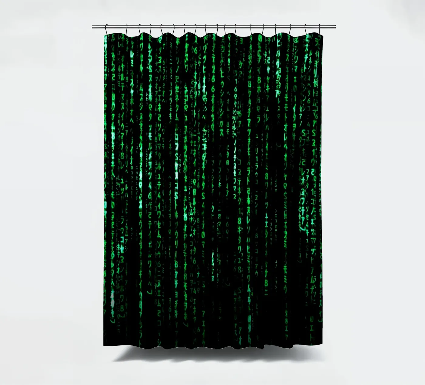 The Matrix Code Duschvorhang von nabakumov