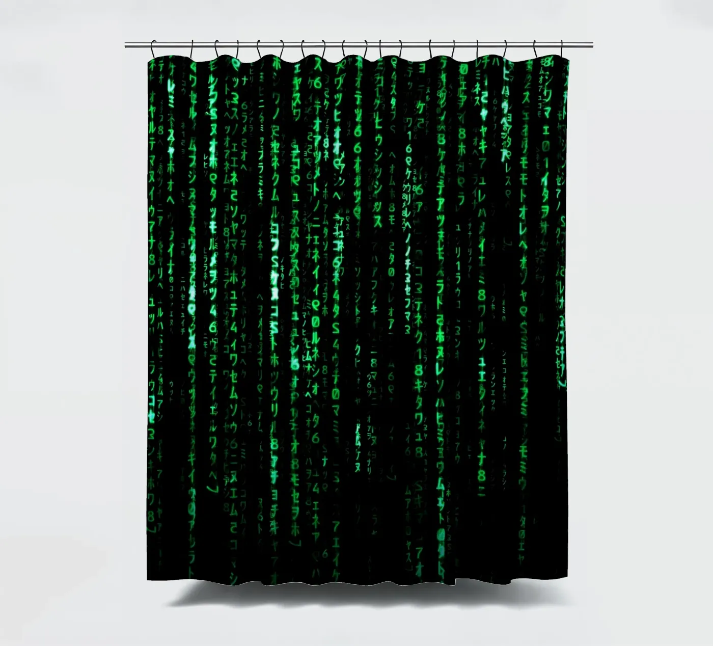 The Matrix Code Duschvorhang von nabakumov