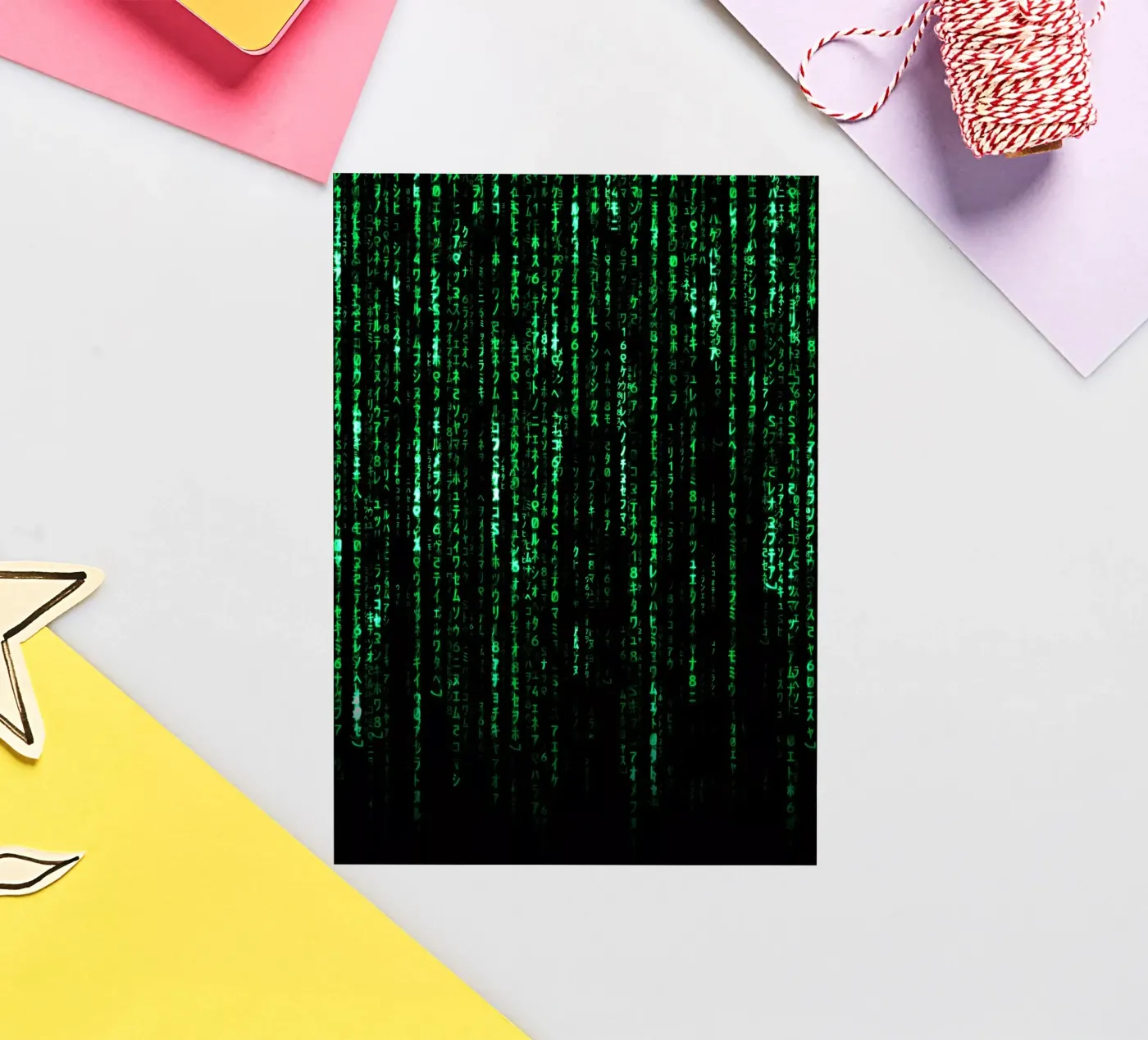 The Matrix Code autocollant de nabakumov