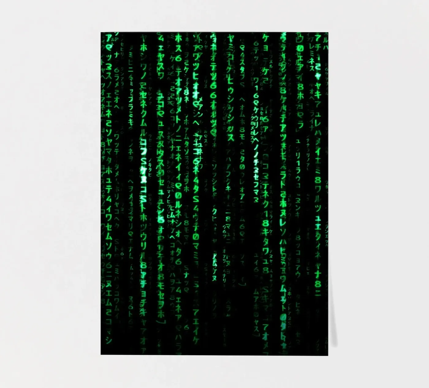 The Matrix Code foglio adesivo da nabakumov