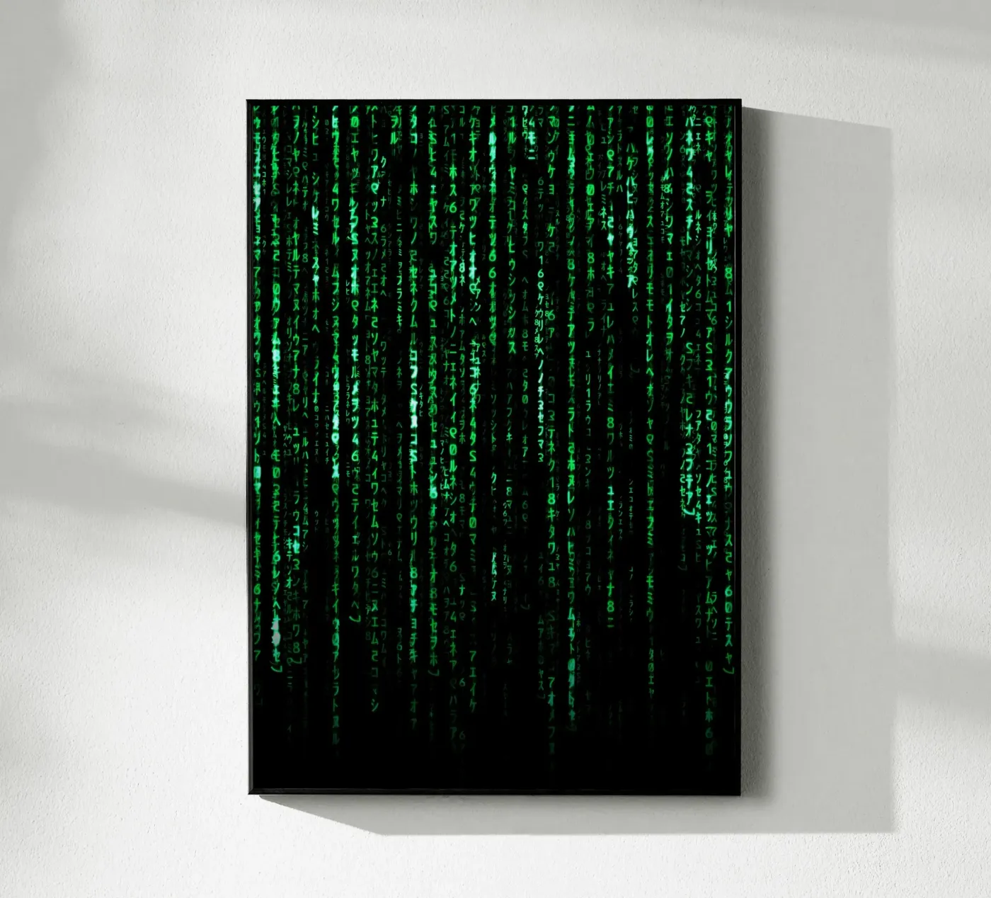 The Matrix Code plexiglas de nabakumov