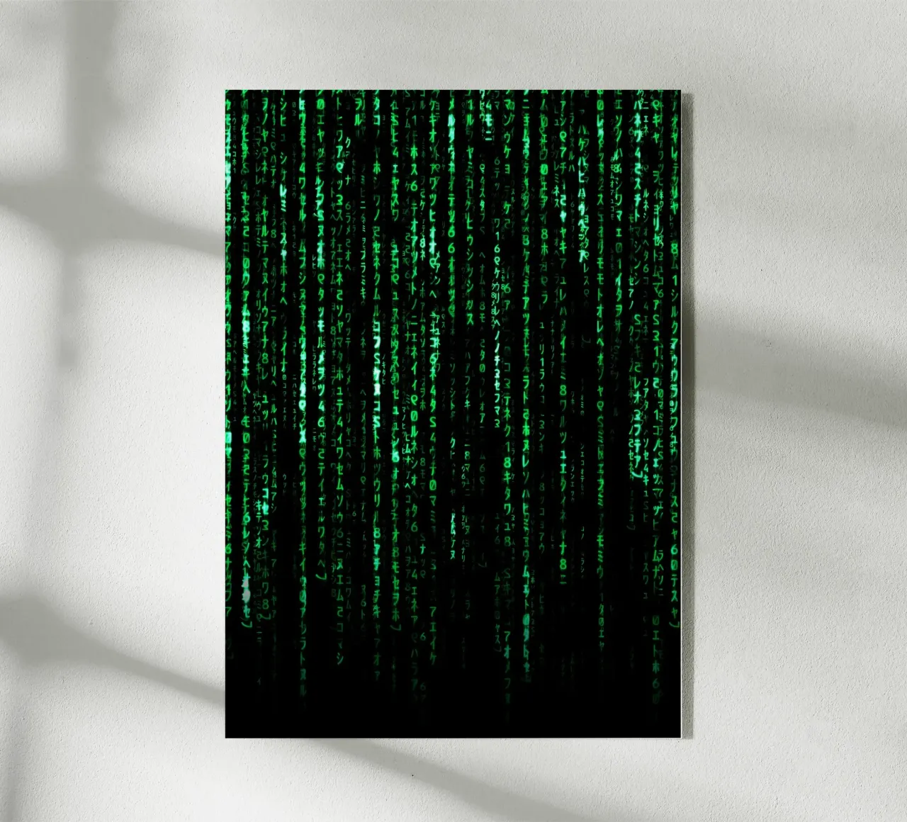 The Matrix Code acrylic glass by nabakumov
