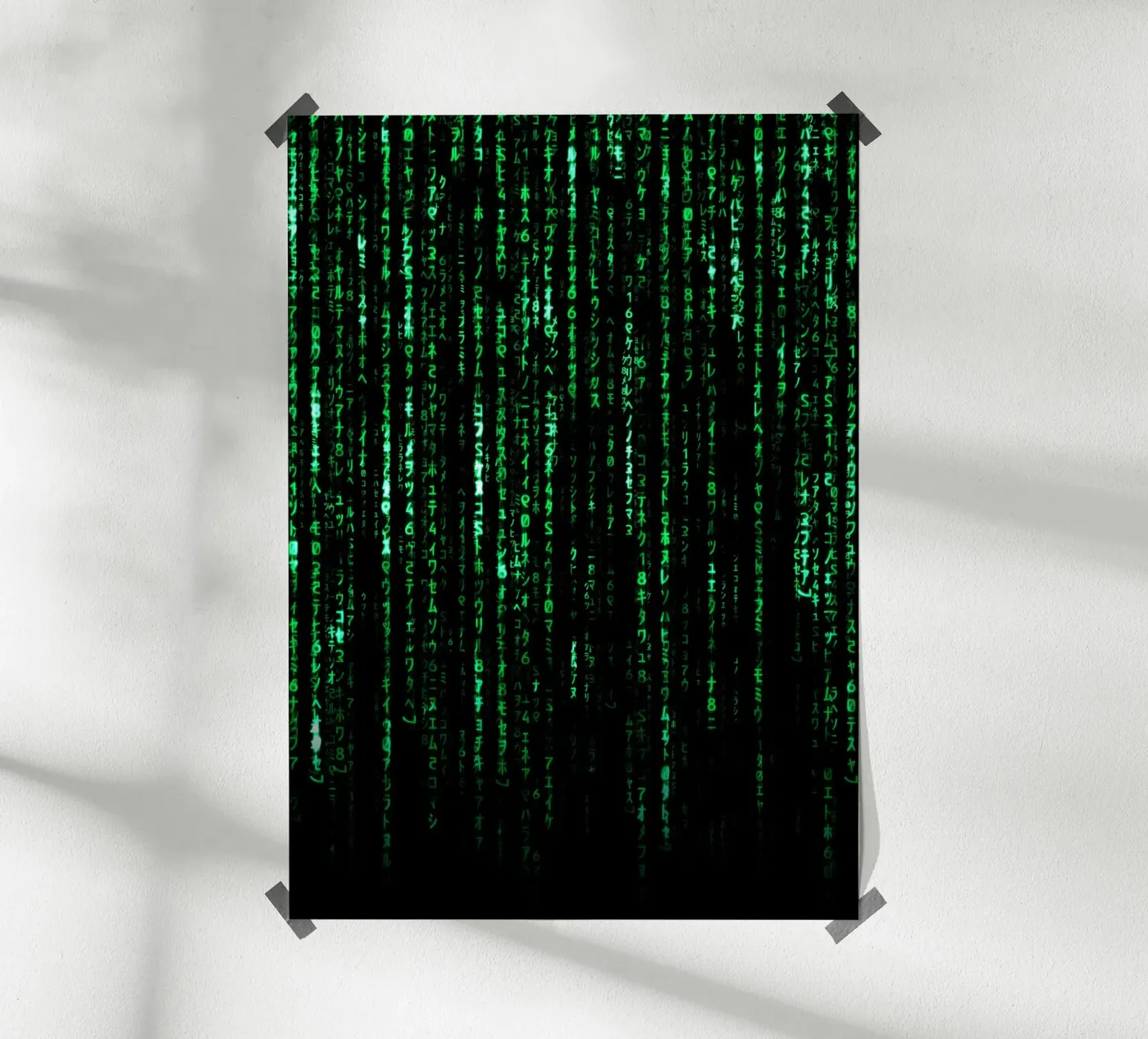 The Matrix Code poster de nabakumov