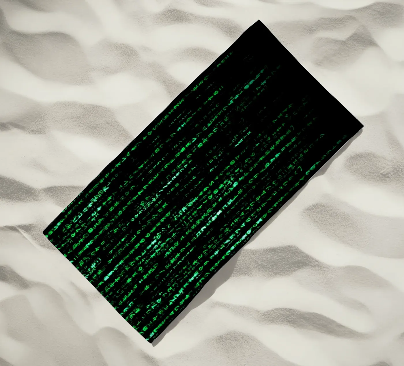 The Matrix Code strandhanddoek van nabakumov