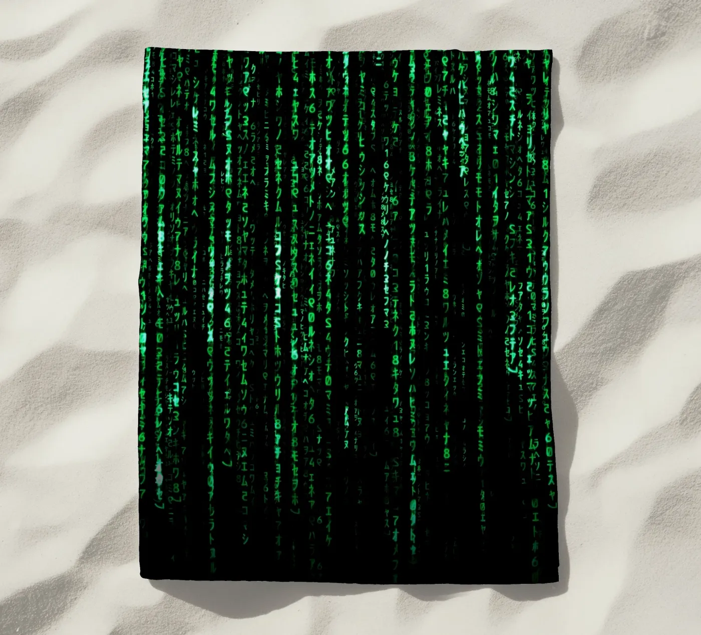 The Matrix Code strandhanddoek van nabakumov