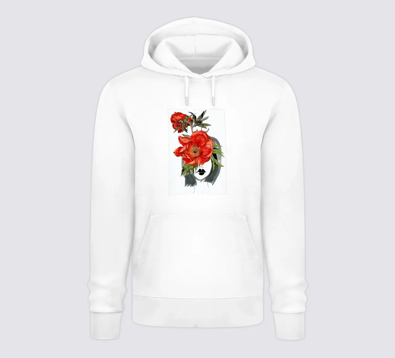 Look through the Flowers 2 felpa con cappuccio da Rococco LA
