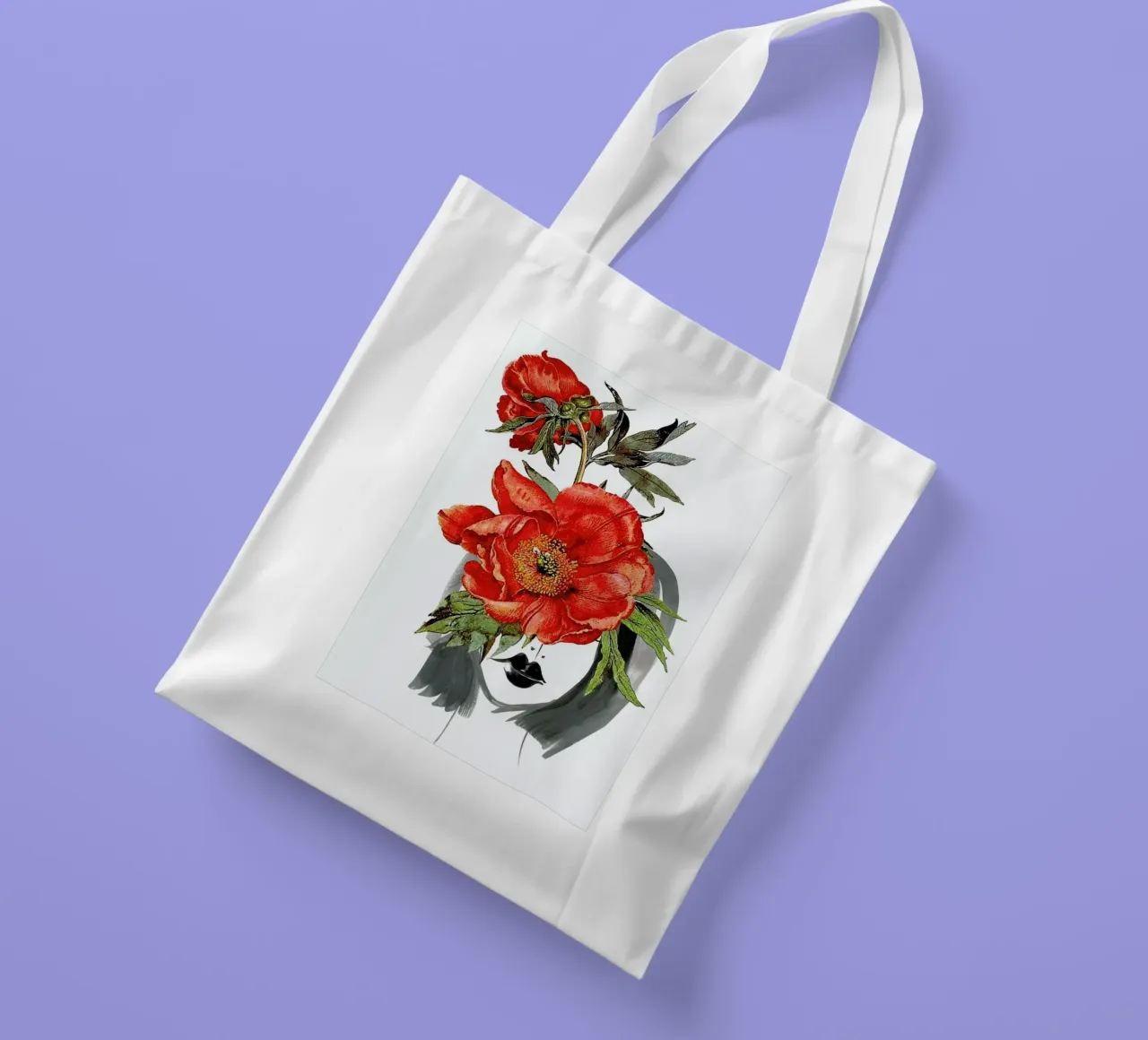 Look through the Flowers 2 tote bag by Rococco LA