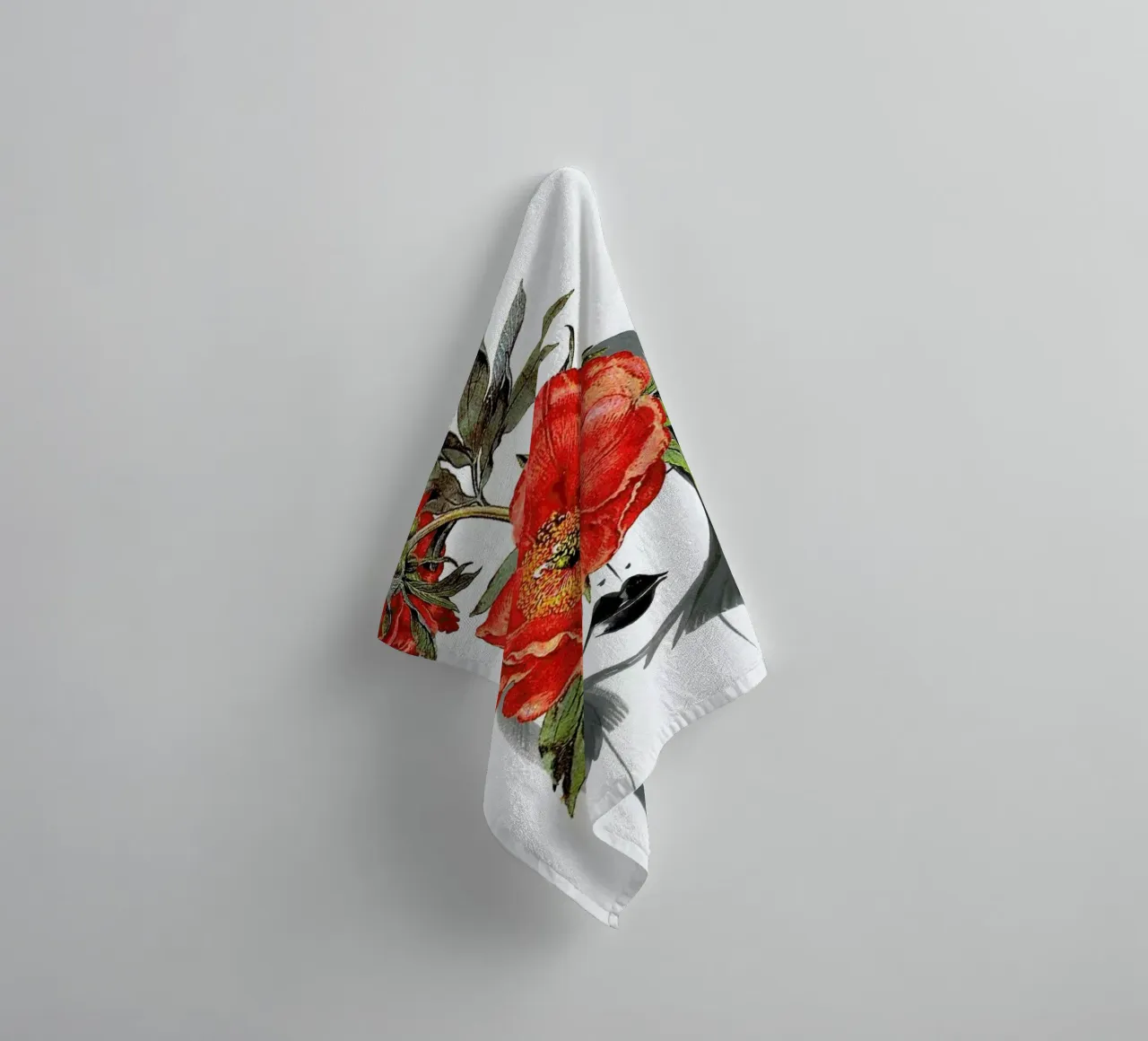 Look through the Flowers 2 asciugamano da bagno da Rococco LA