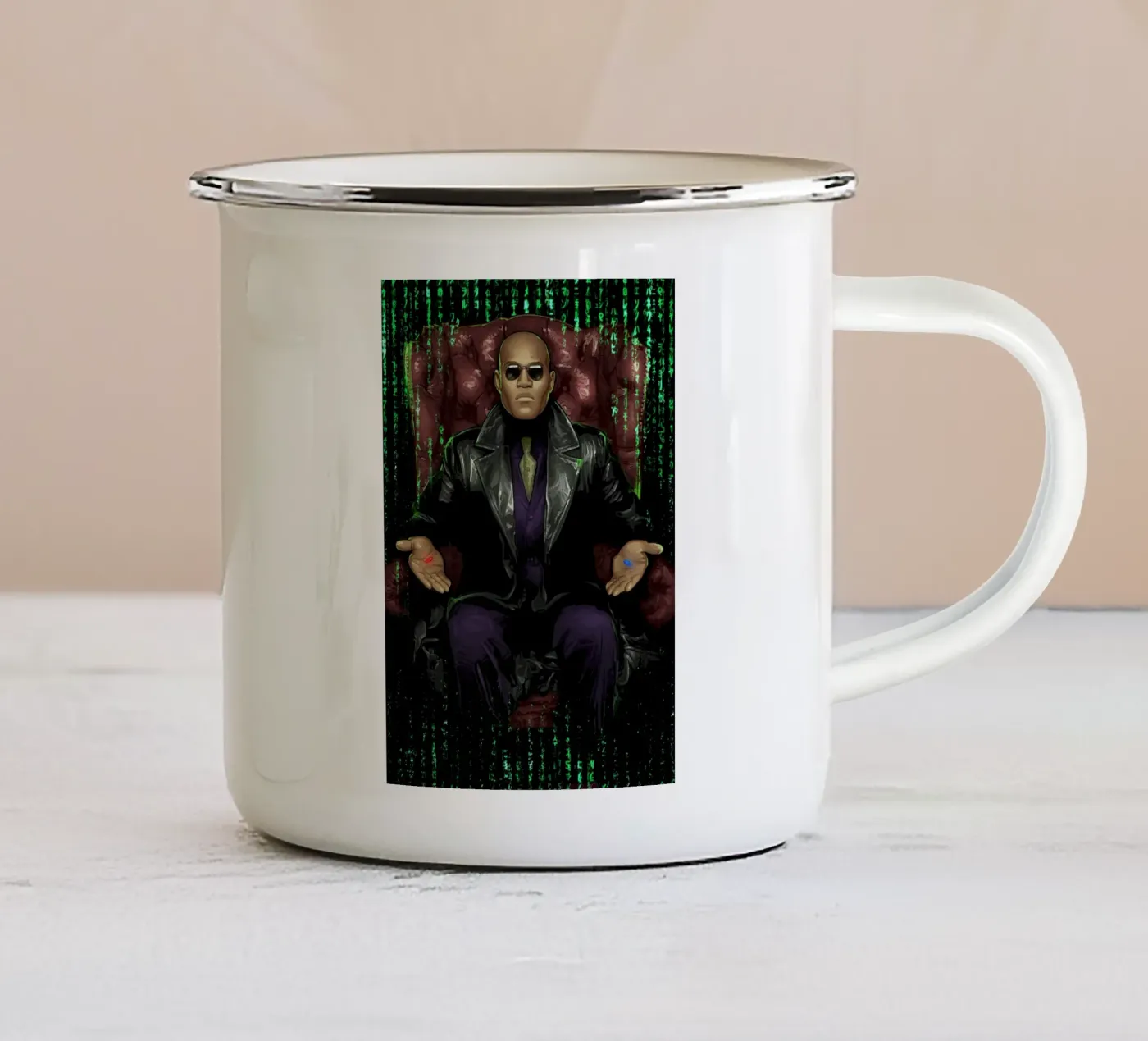 Morpheus enamel mug by nabakumov