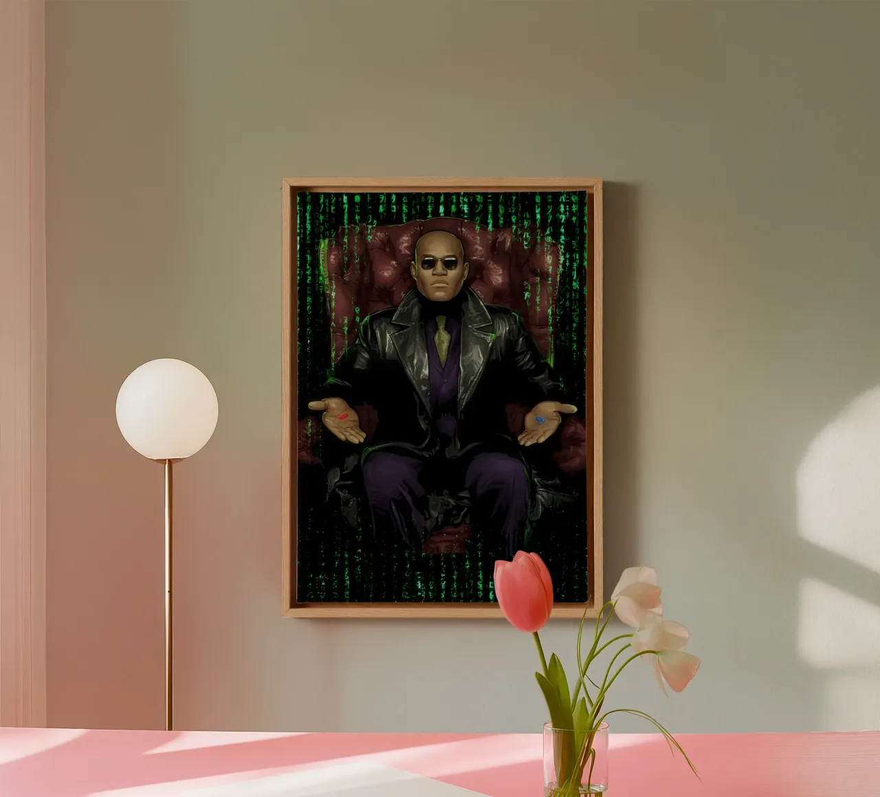 Morpheus canvas with Floater frame by nabakumov
